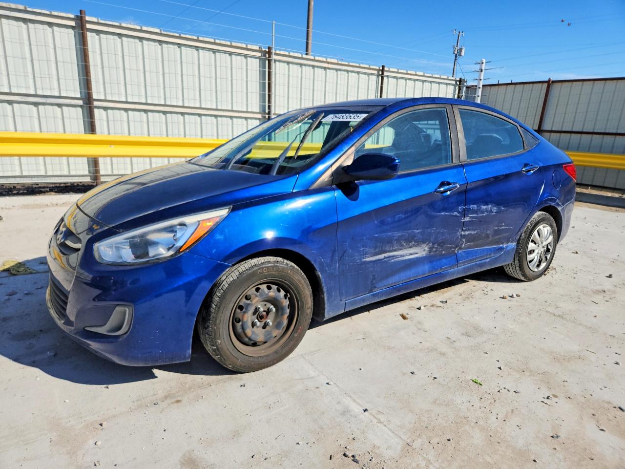 2017 Hyundai Accent Se Blue vin: KMHCT4AE7HU319286