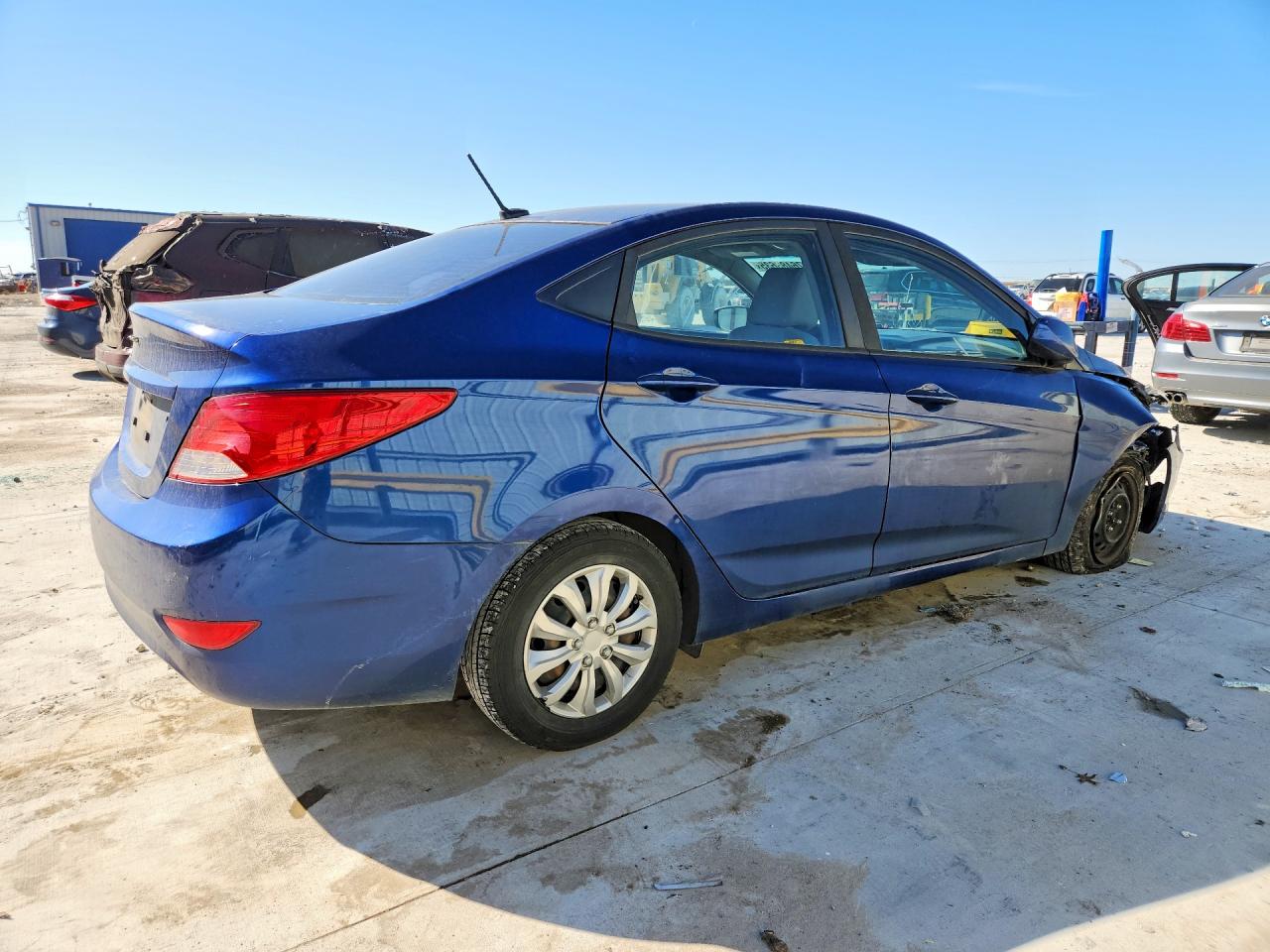 2017 Hyundai Accent Se Blue vin: KMHCT4AE7HU319286