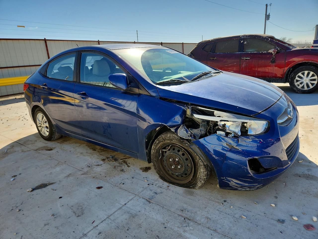 2017 Hyundai Accent Se Blue vin: KMHCT4AE7HU319286