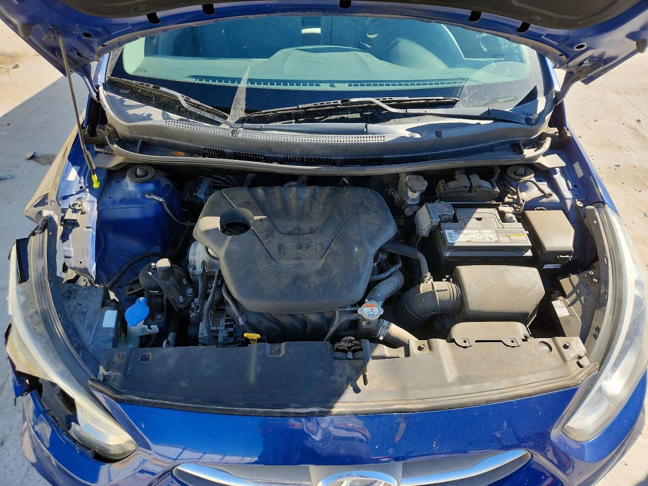 2017 Hyundai Accent Se Blue vin: KMHCT4AE7HU319286