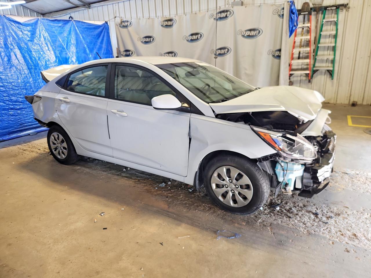 2017 Hyundai Accent Se White vin: KMHCT4AE7HU362204