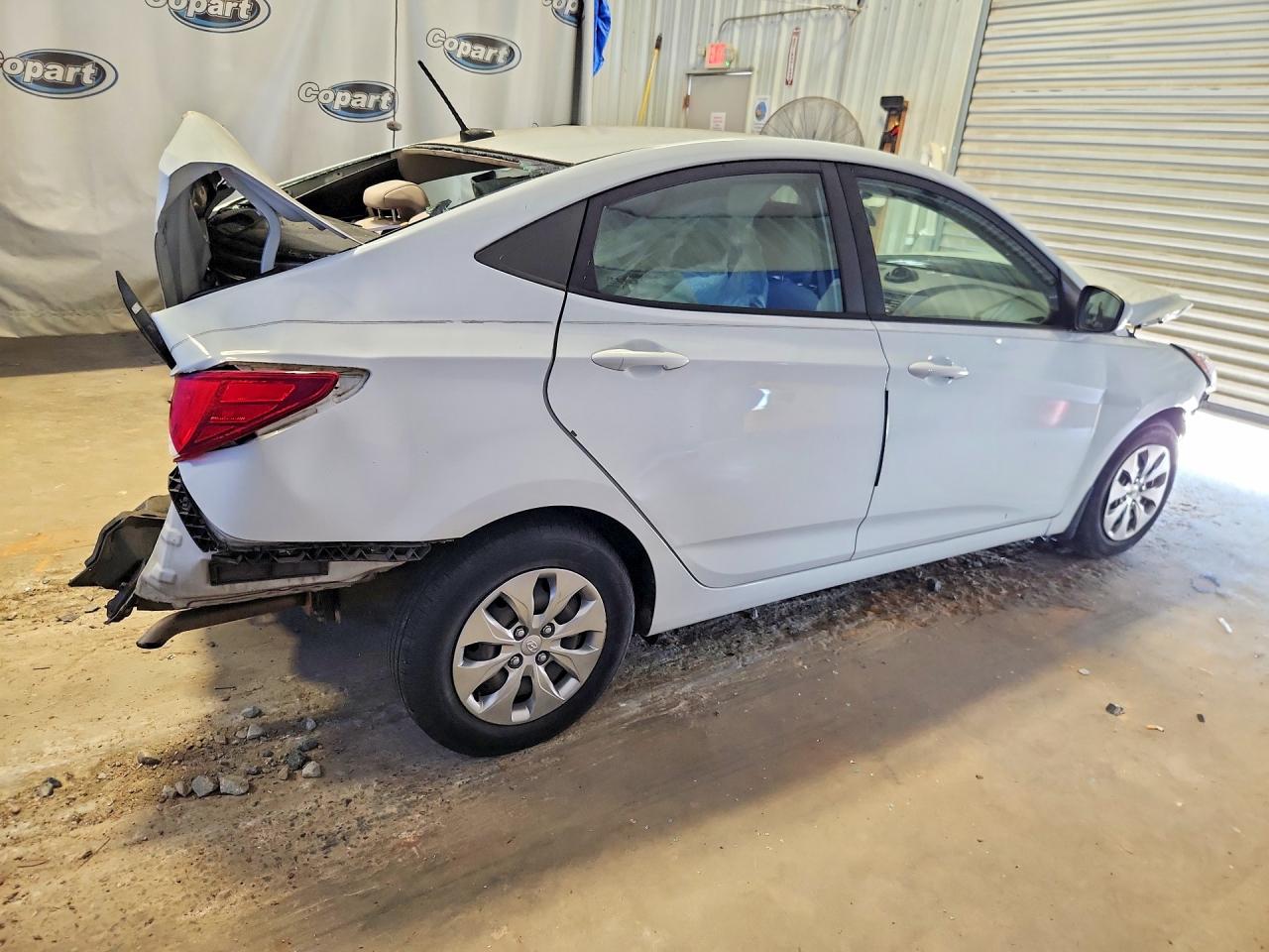 2017 Hyundai Accent Se White vin: KMHCT4AE7HU362204