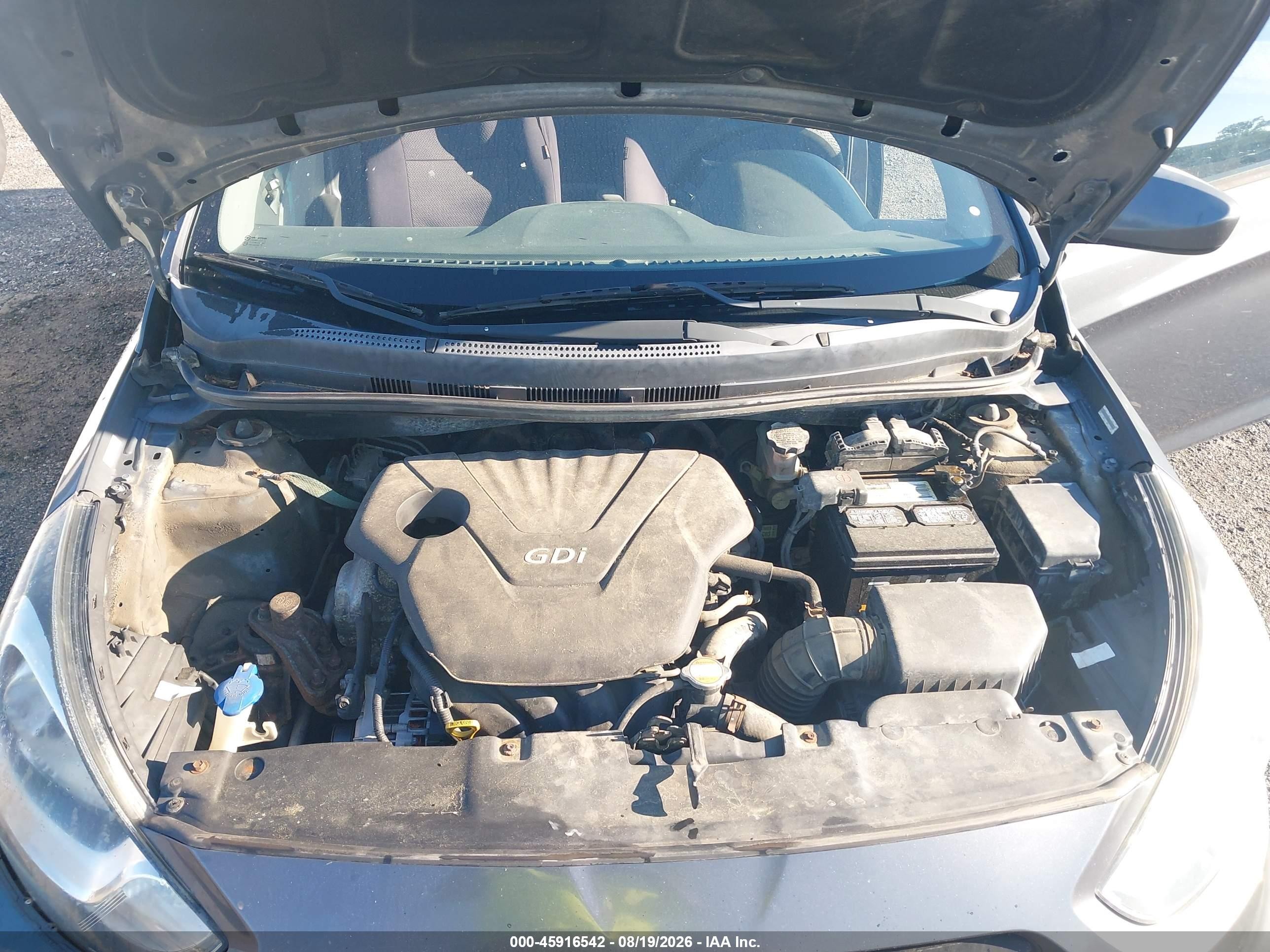 2012 Hyundai Accent Gls Gray vin: KMHCT4AE8CU051583