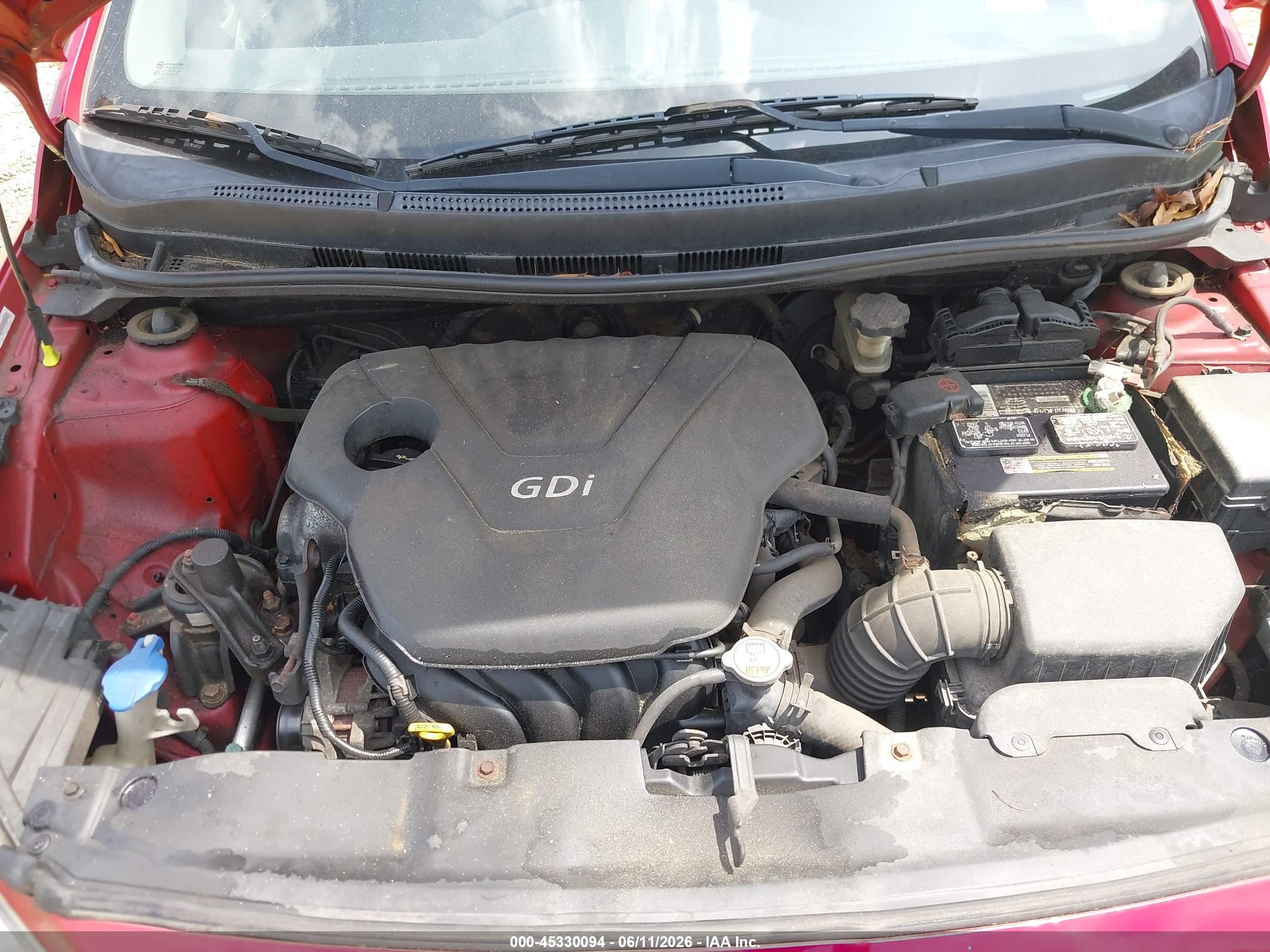 2012 Hyundai Accent Gls Красный vin: KMHCT4AE8CU206150
