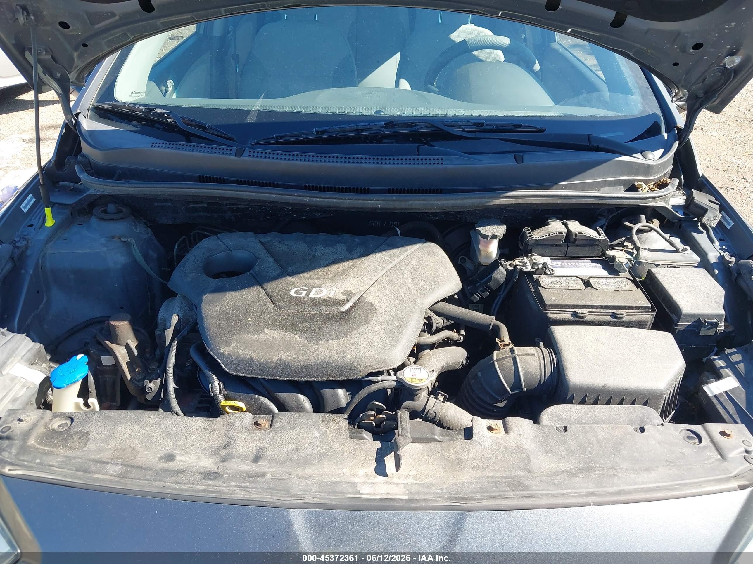 2012 Hyundai Accent Gls Gray vin: KMHCT4AE8CU208660