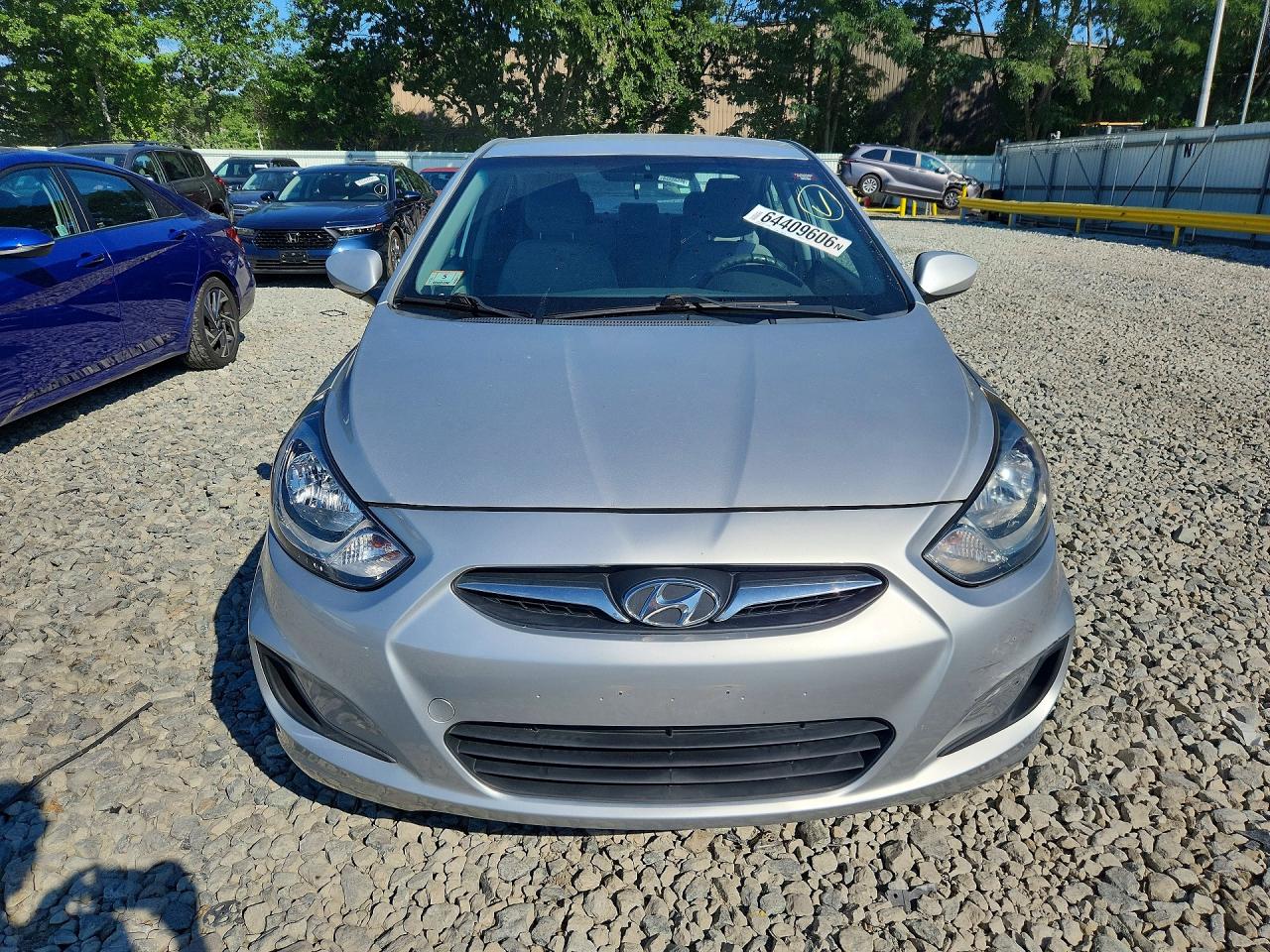2012 Hyundai Accent Gls Silver vin: KMHCT4AE8CU265215