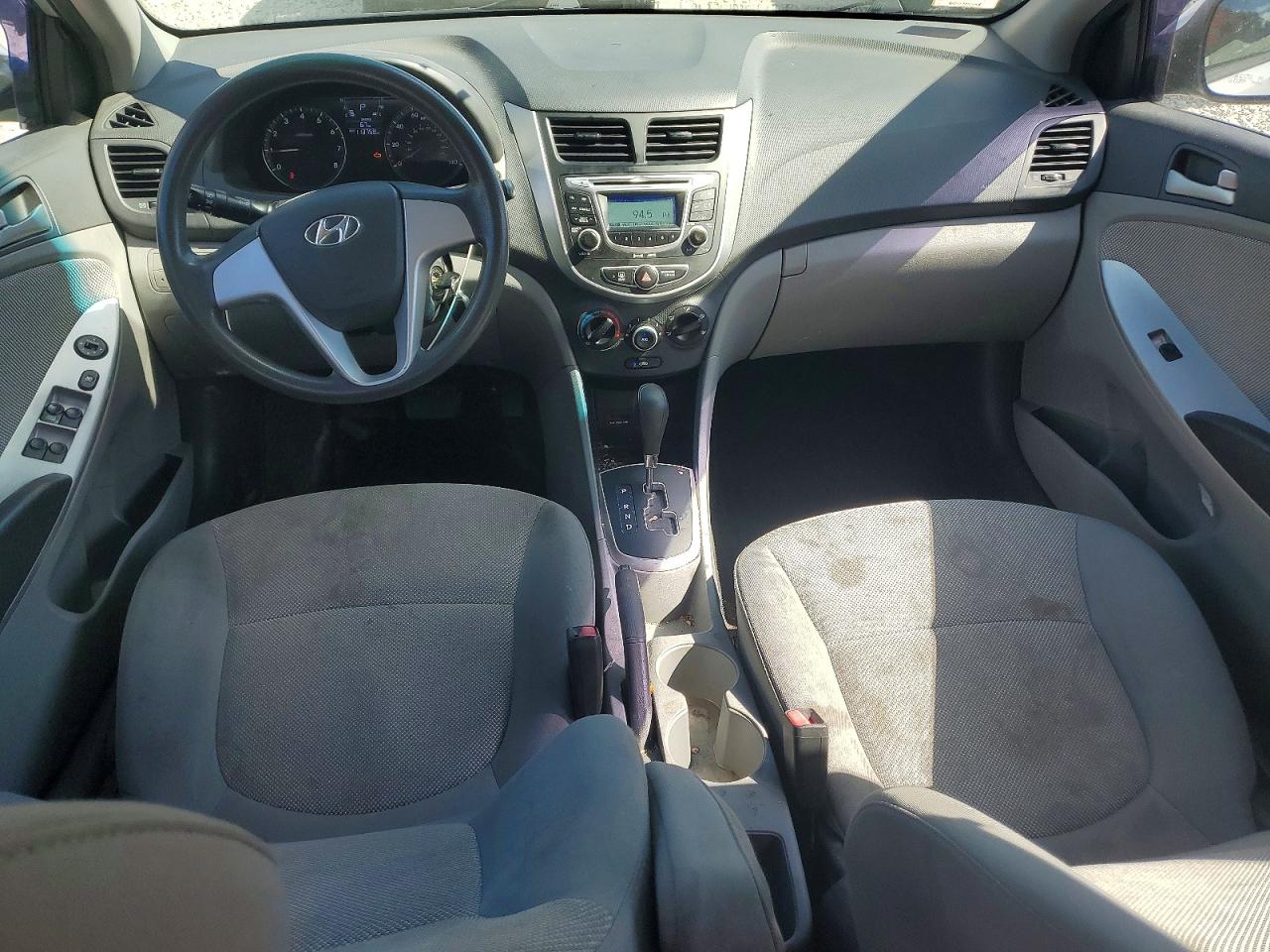 2012 Hyundai Accent Gls Silver vin: KMHCT4AE8CU265215