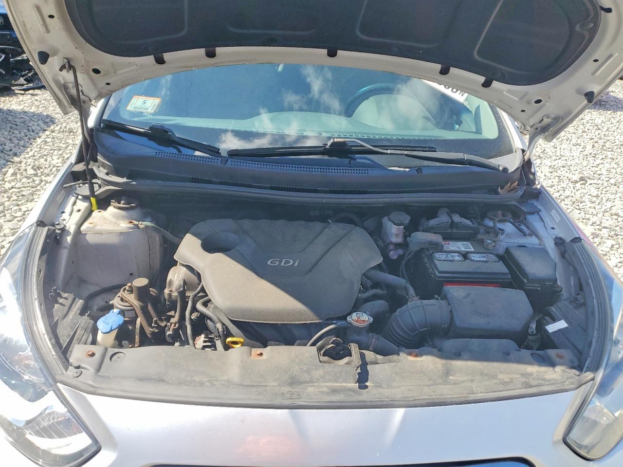 2012 Hyundai Accent Gls Silver vin: KMHCT4AE8CU265215