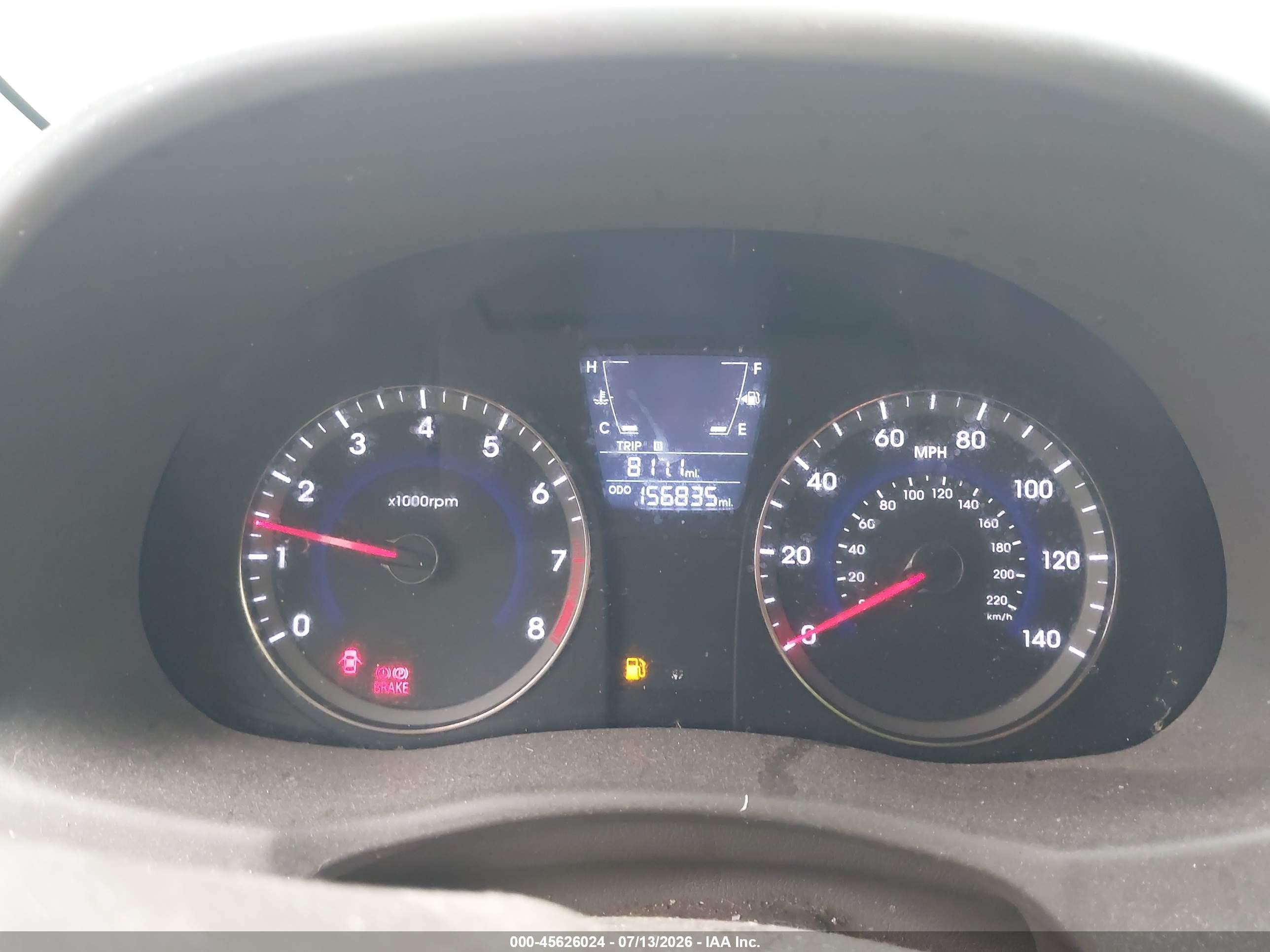 2013 Hyundai Accent Gls Black vin: KMHCT4AE8DU397540