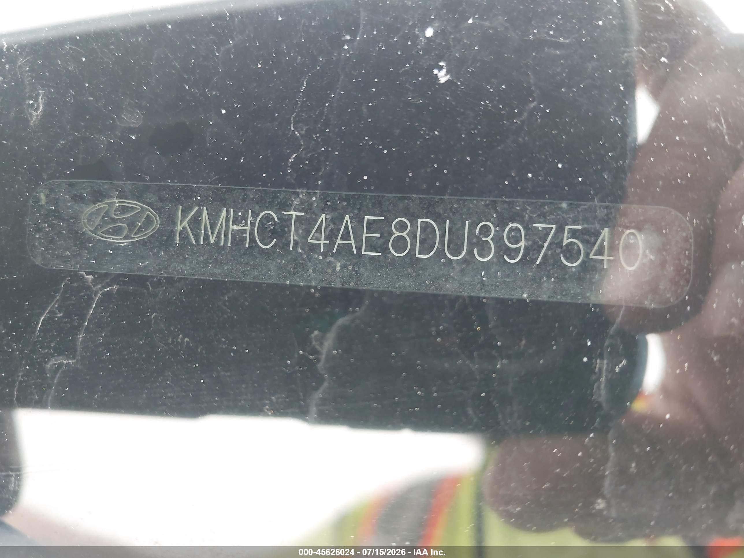 2013 Hyundai Accent Gls Black vin: KMHCT4AE8DU397540