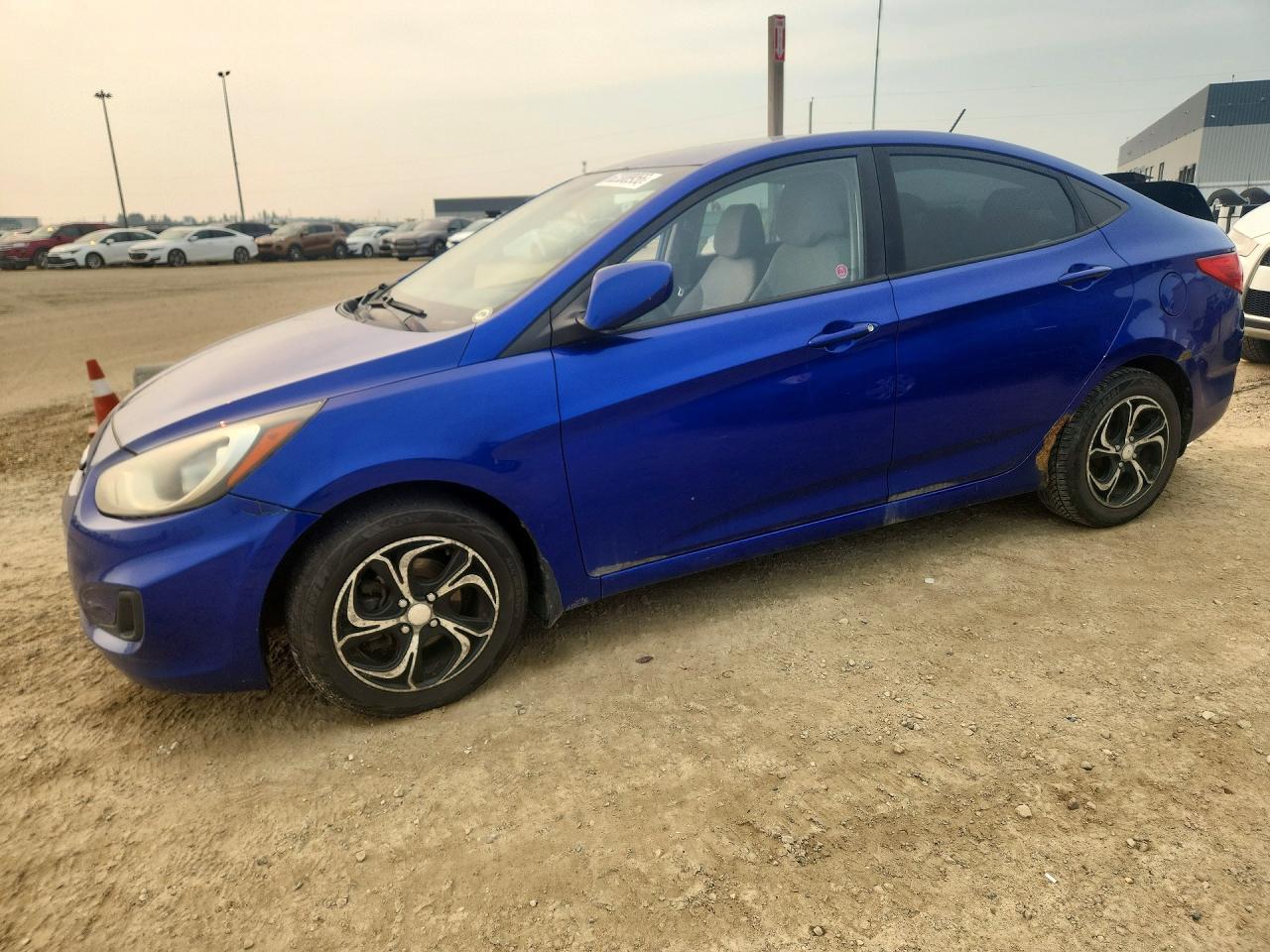 2013 Hyundai Accent Gls Синий vin: KMHCT4AE8DU429502