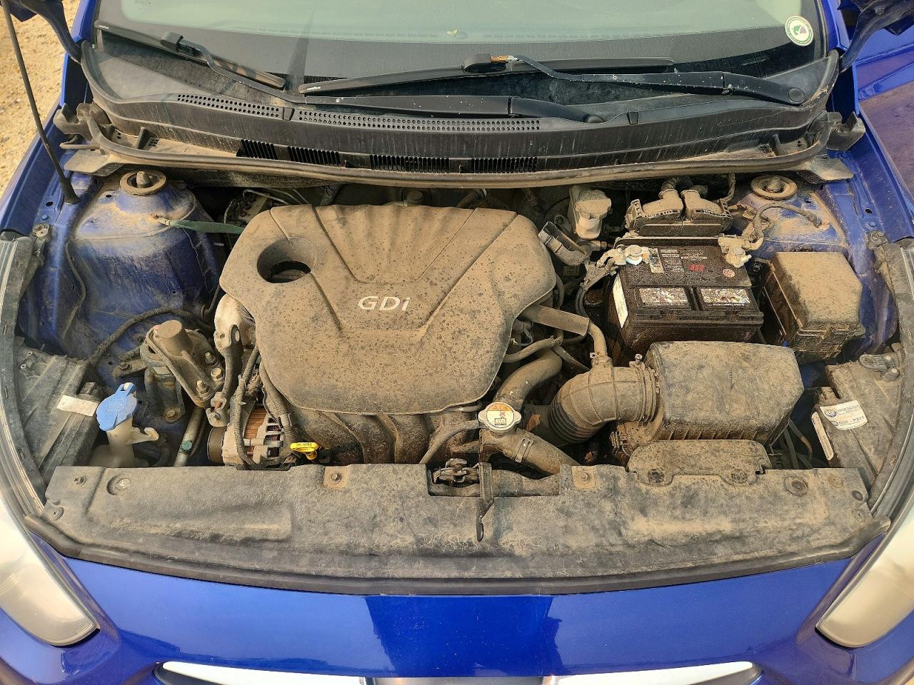 2013 Hyundai Accent Gls Синий vin: KMHCT4AE8DU429502