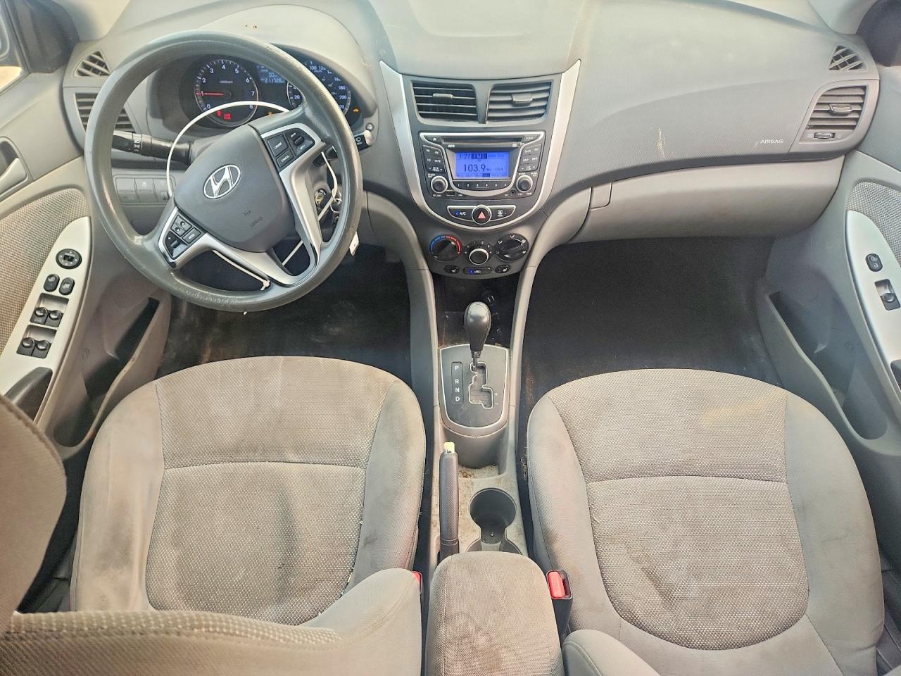 2013 Hyundai Accent Gls Синий vin: KMHCT4AE8DU429502