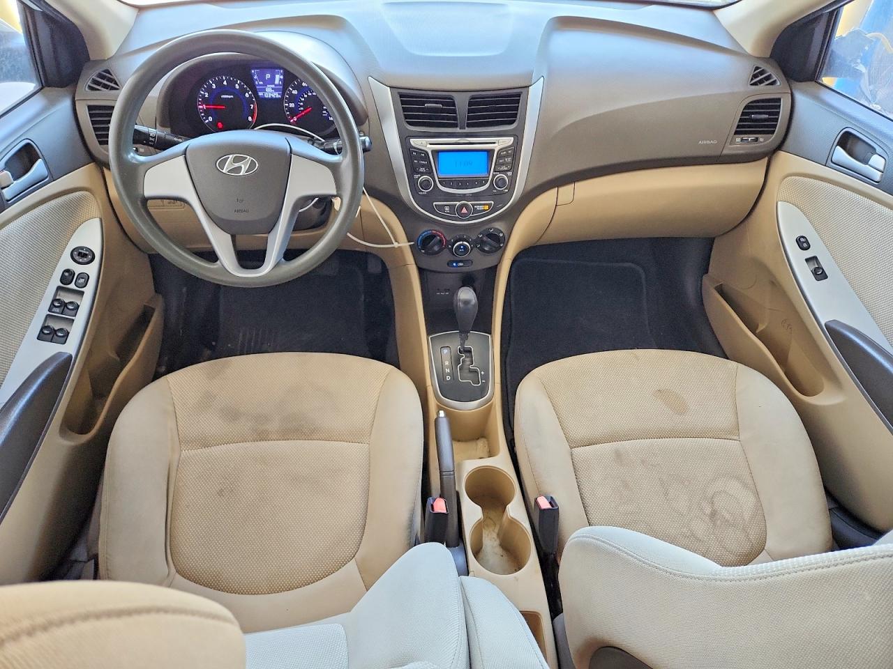 2013 Hyundai Accent Gls White vin: KMHCT4AE8DU496083
