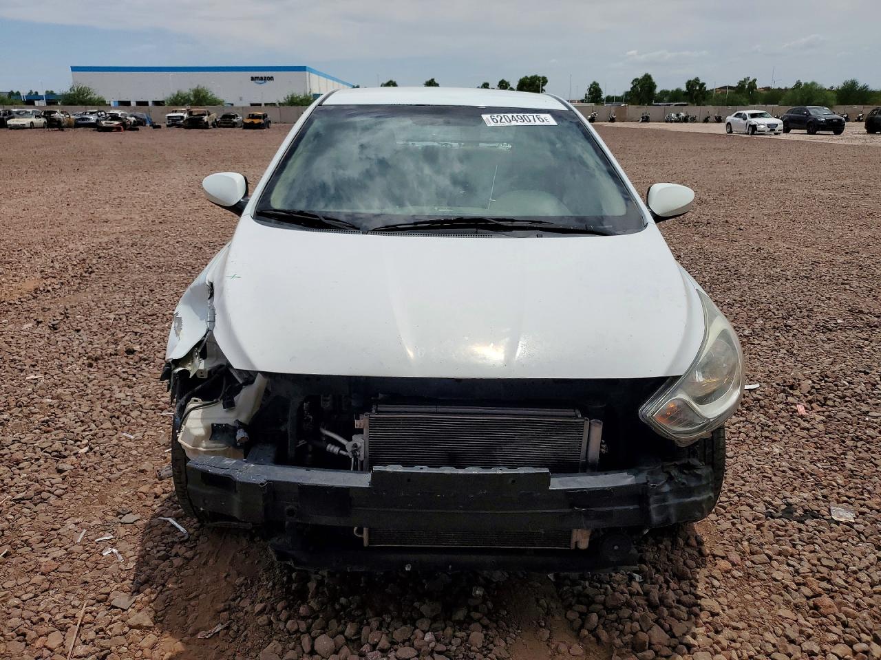 2013 Hyundai Accent Gls White vin: KMHCT4AE8DU550725