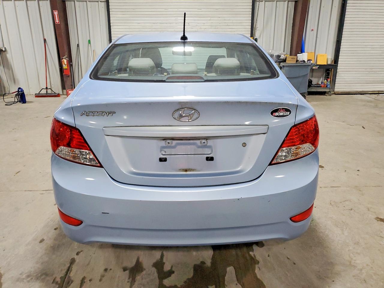 2013 Hyundai Accent Gls Blue vin: KMHCT4AE8DU582414