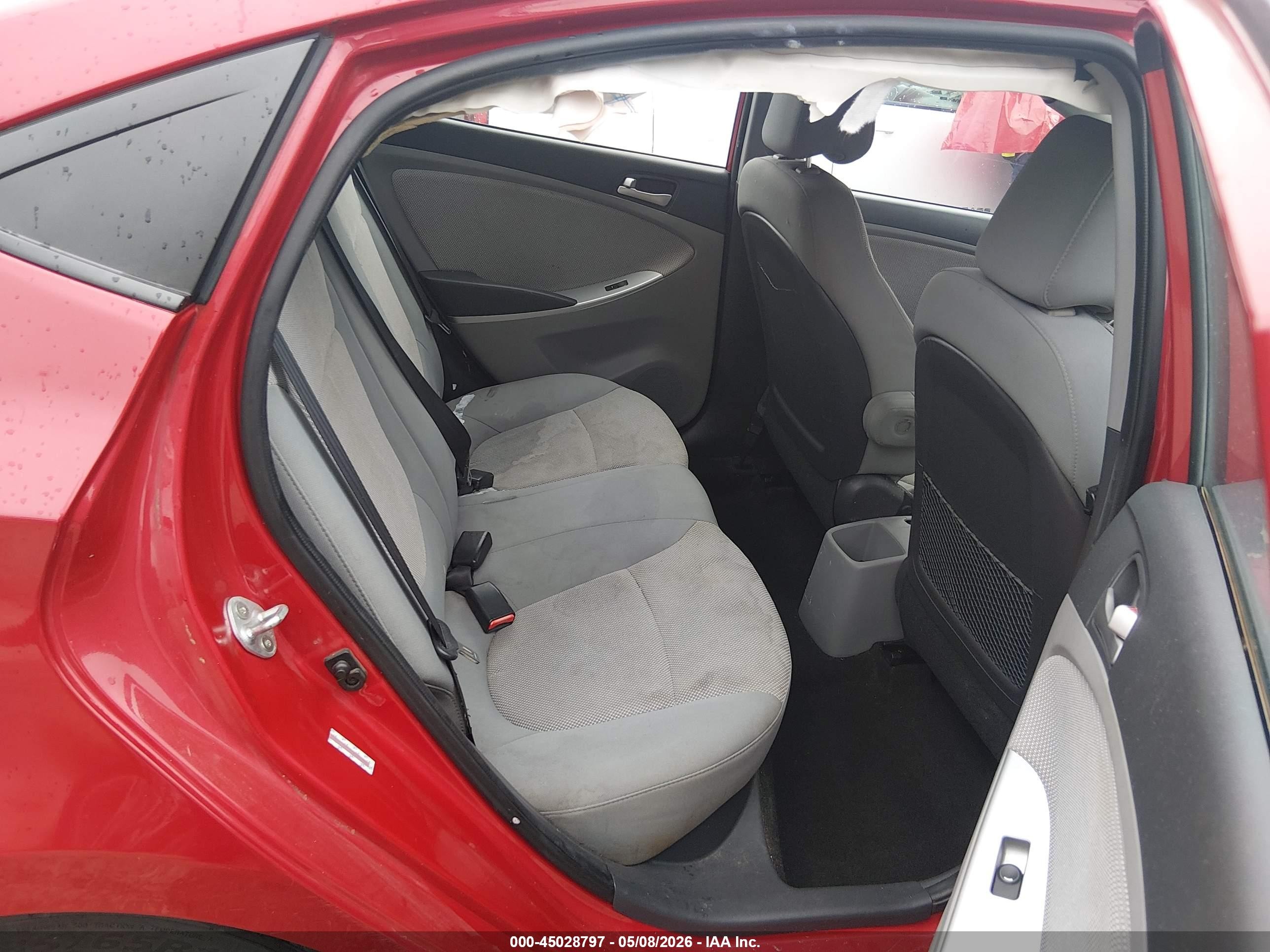 2014 Hyundai Accent Gls Красный vin: KMHCT4AE8EU586884