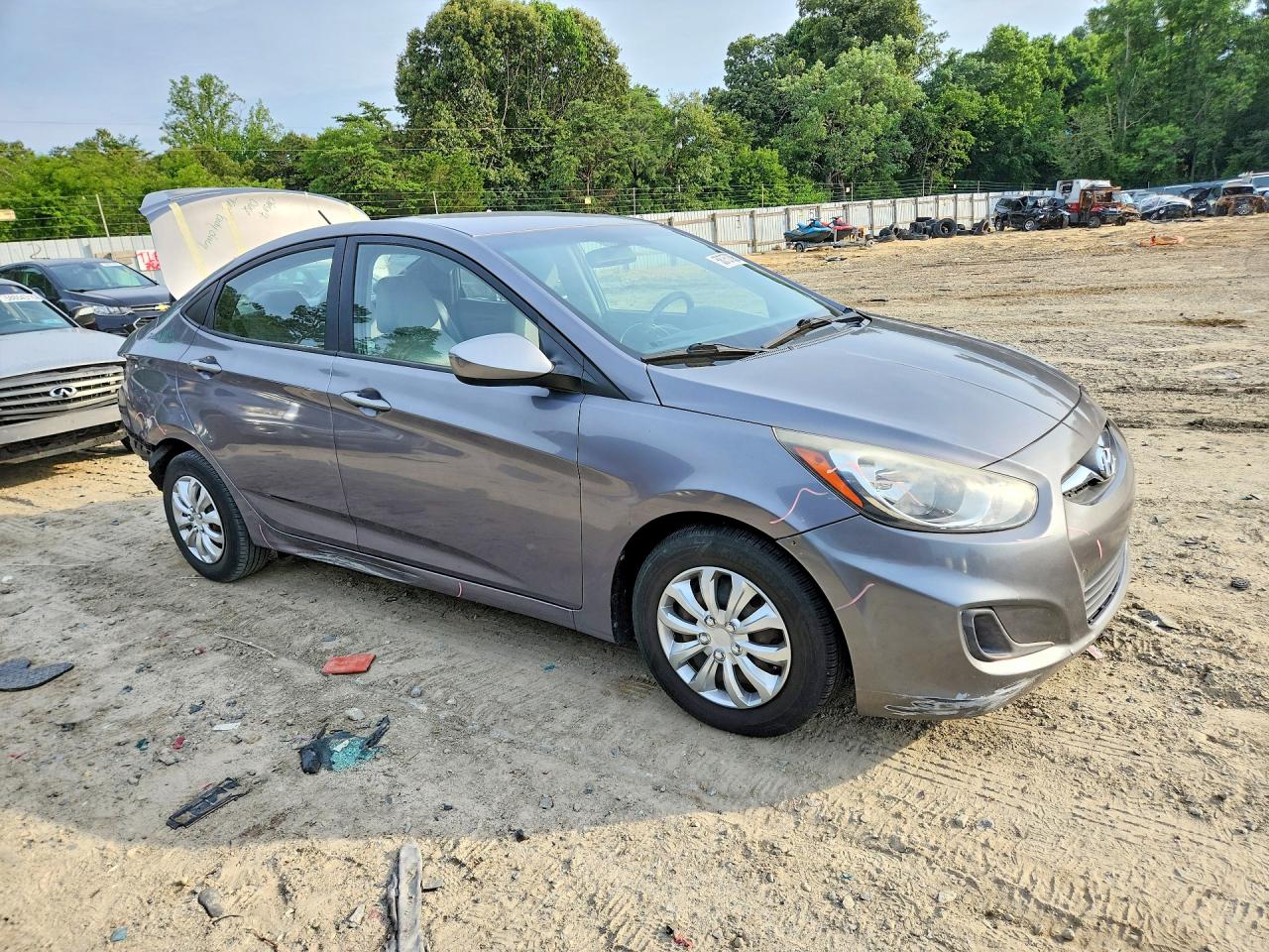 2014 Hyundai Accent Gls Серый vin: KMHCT4AE8EU588389