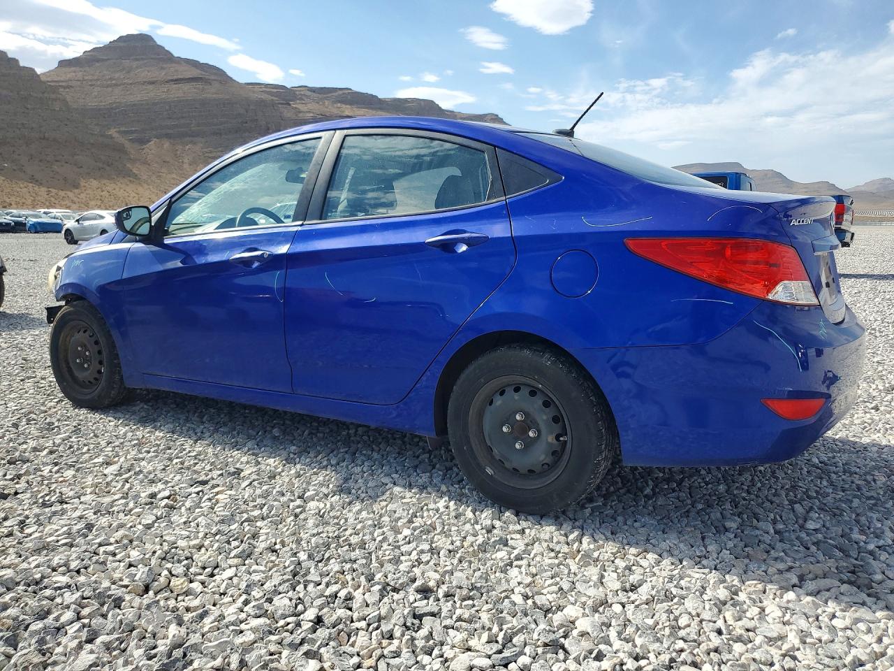 2014 Hyundai Accent Gls Синий vin: KMHCT4AE8EU623576