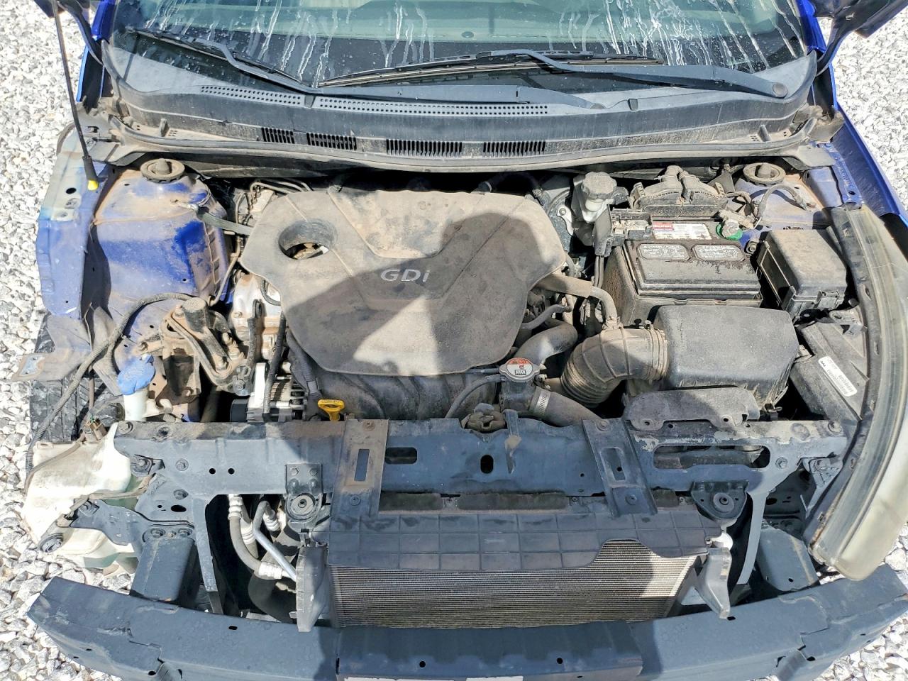 2014 Hyundai Accent Gls Синий vin: KMHCT4AE8EU623576