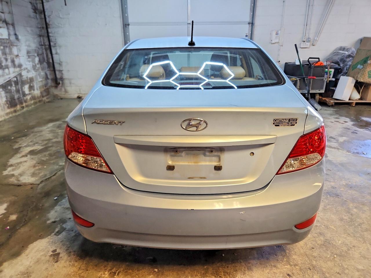 2014 Hyundai Accent Gls Blue vin: KMHCT4AE8EU660370