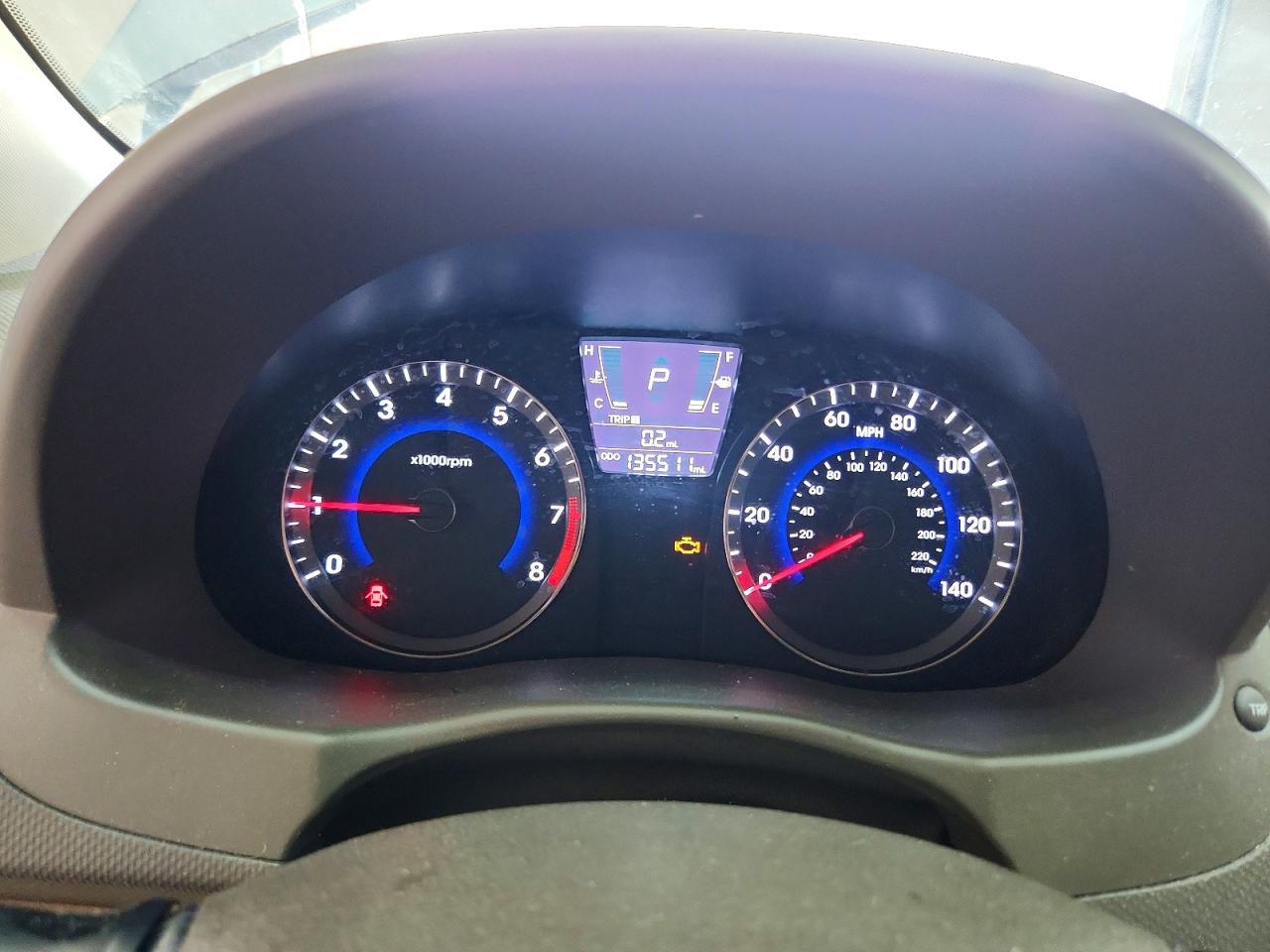 2014 Hyundai Accent Gls Blue vin: KMHCT4AE8EU660370