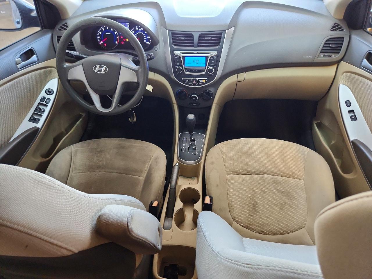 2014 Hyundai Accent Gls Blue vin: KMHCT4AE8EU660370