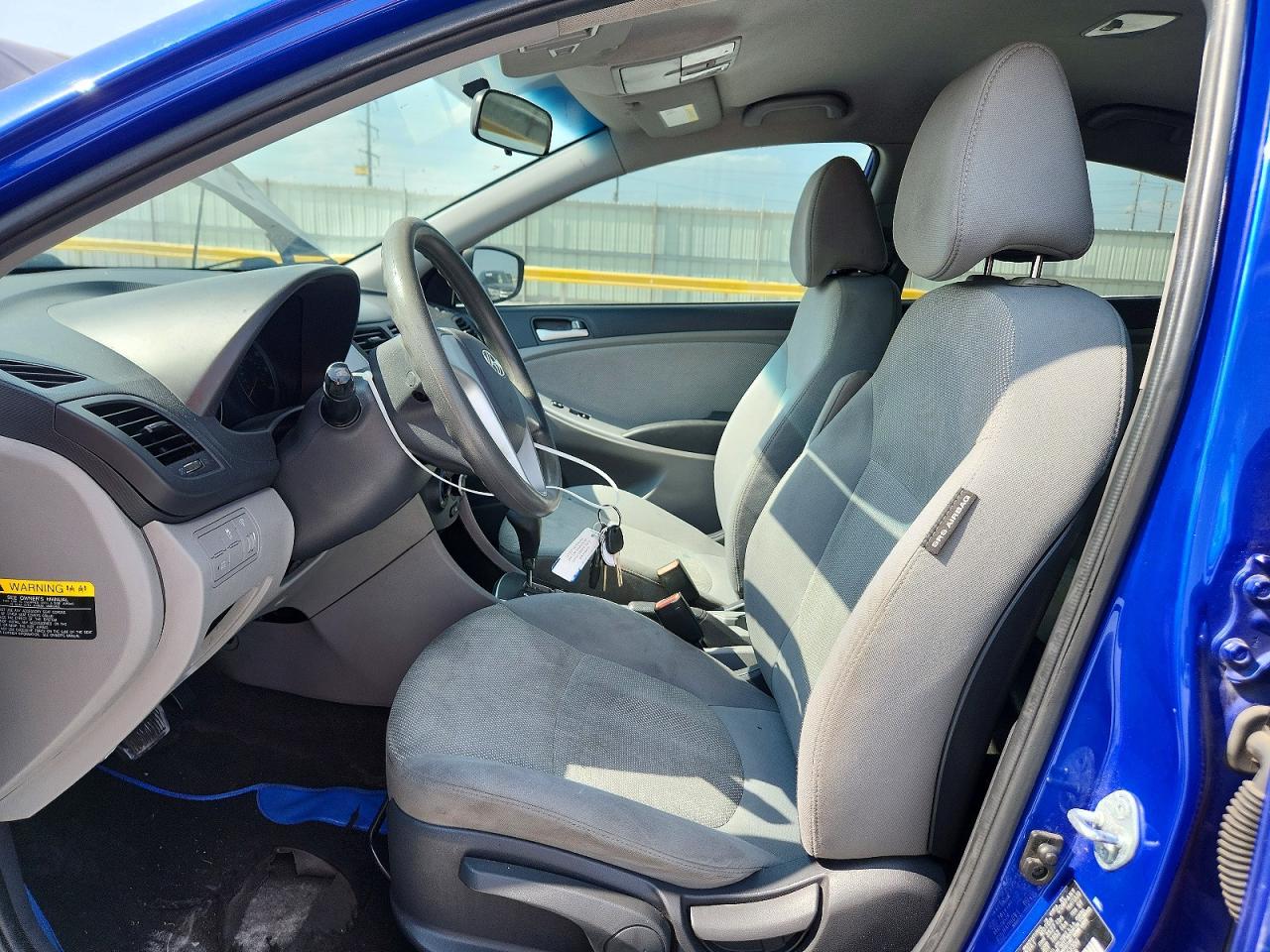 2014 Hyundai Accent Gls Blue vin: KMHCT4AE8EU662300