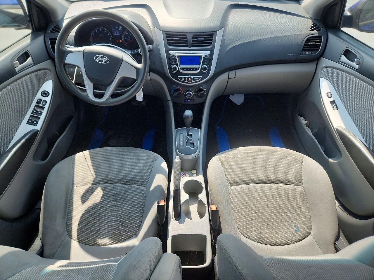 2014 Hyundai Accent Gls Blue vin: KMHCT4AE8EU662300