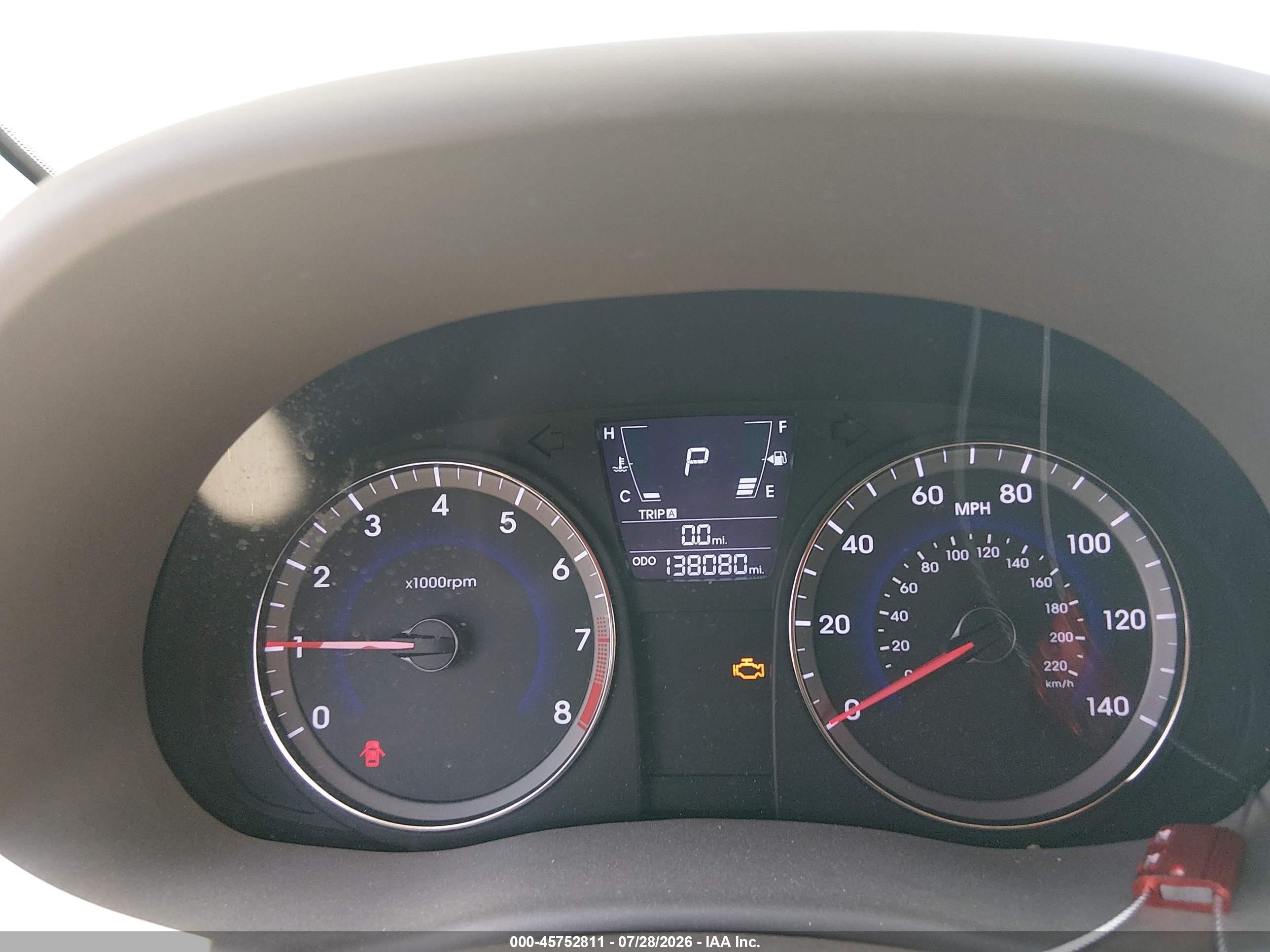2014 Hyundai Accent Gls White vin: KMHCT4AE8EU702519