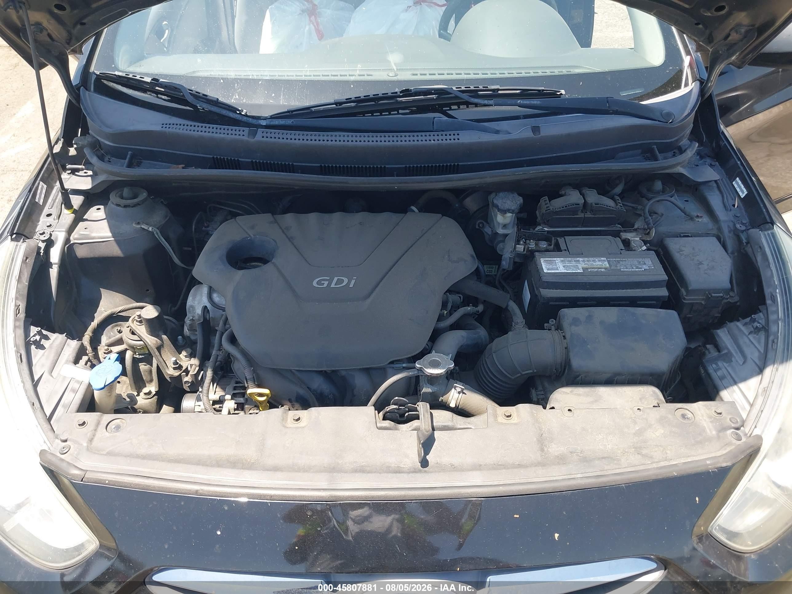 2014 Hyundai Accent Gls Black vin: KMHCT4AE8EU743619