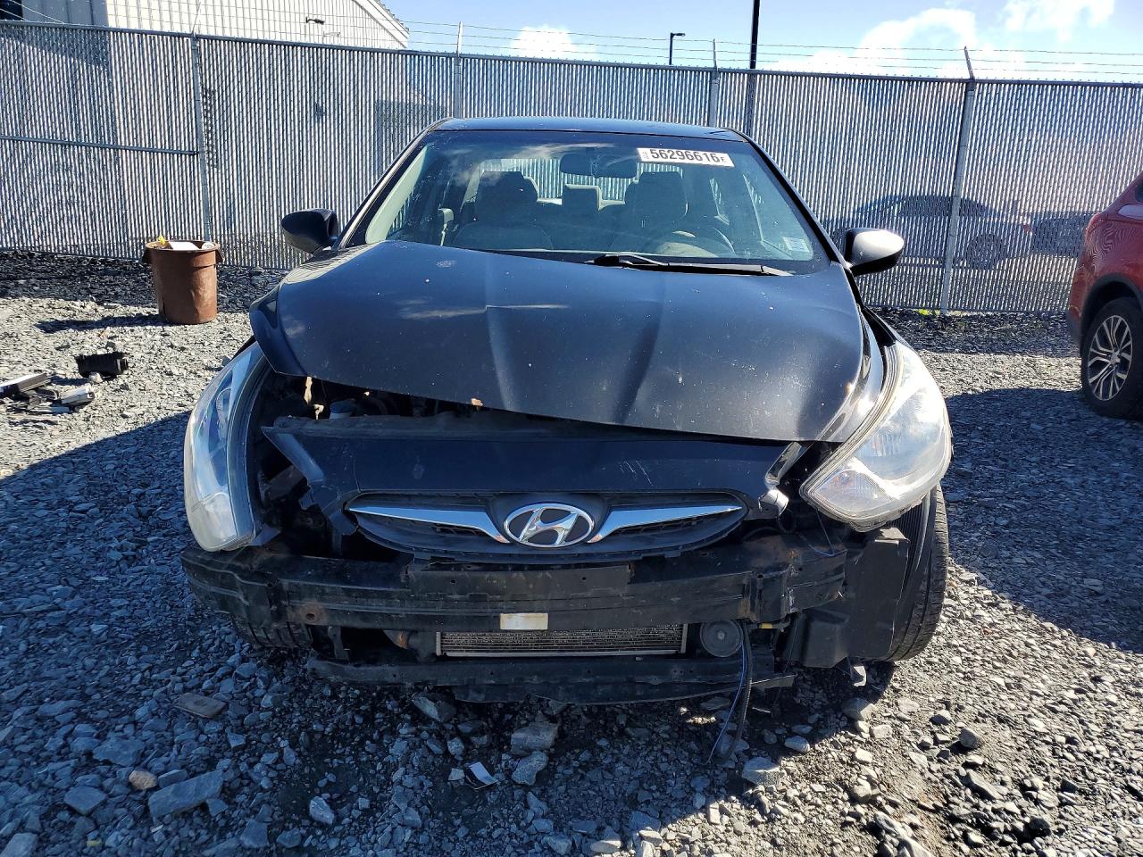 2014 Hyundai Accent Gls Black vin: KMHCT4AE8EU762333