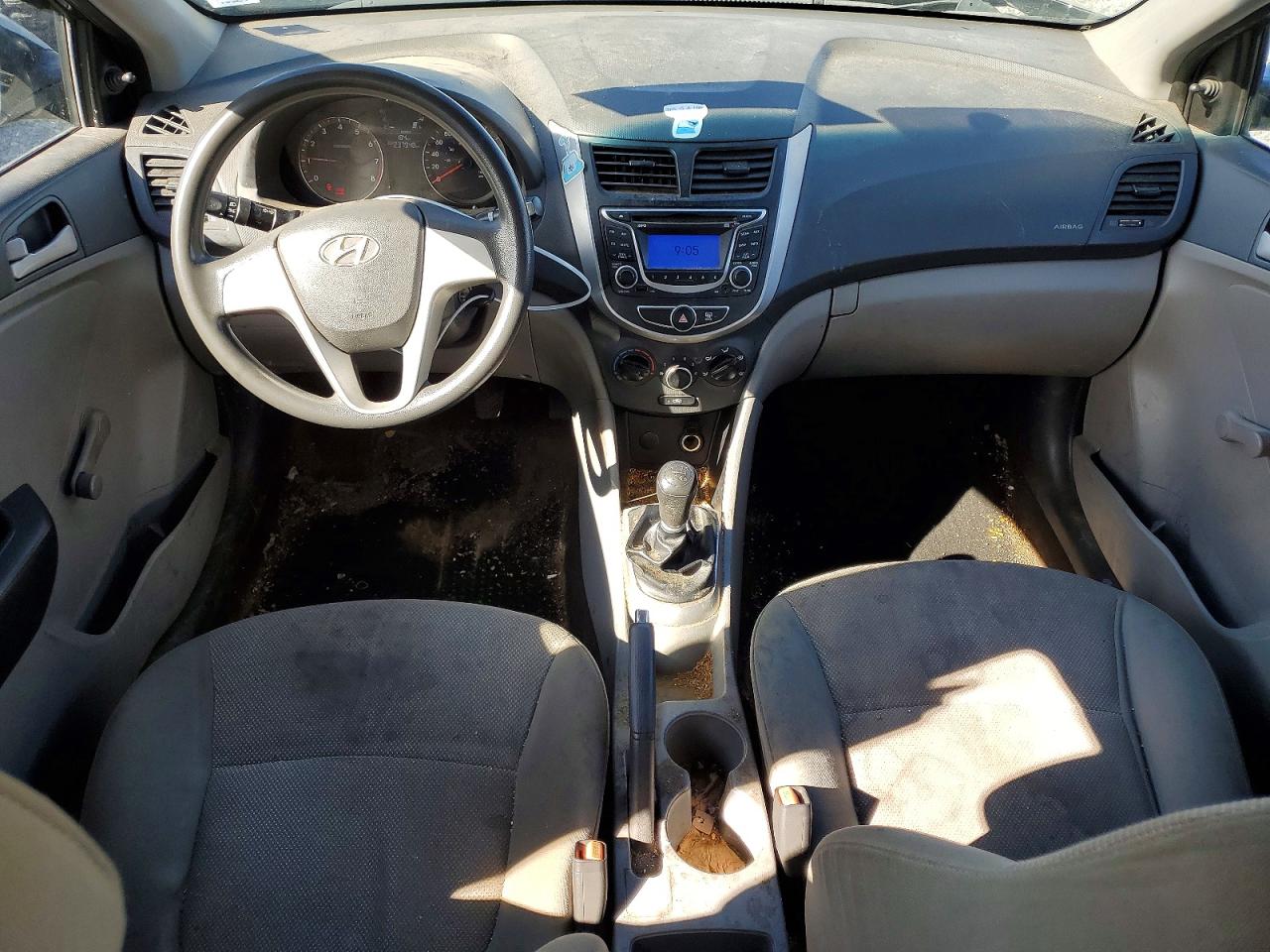 2014 Hyundai Accent Gls Black vin: KMHCT4AE8EU762333