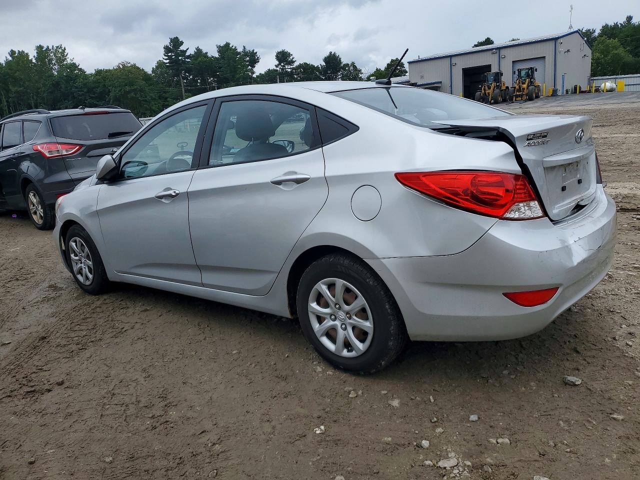 2014 Hyundai Accent Gls Silver vin: KMHCT4AE8EU774286