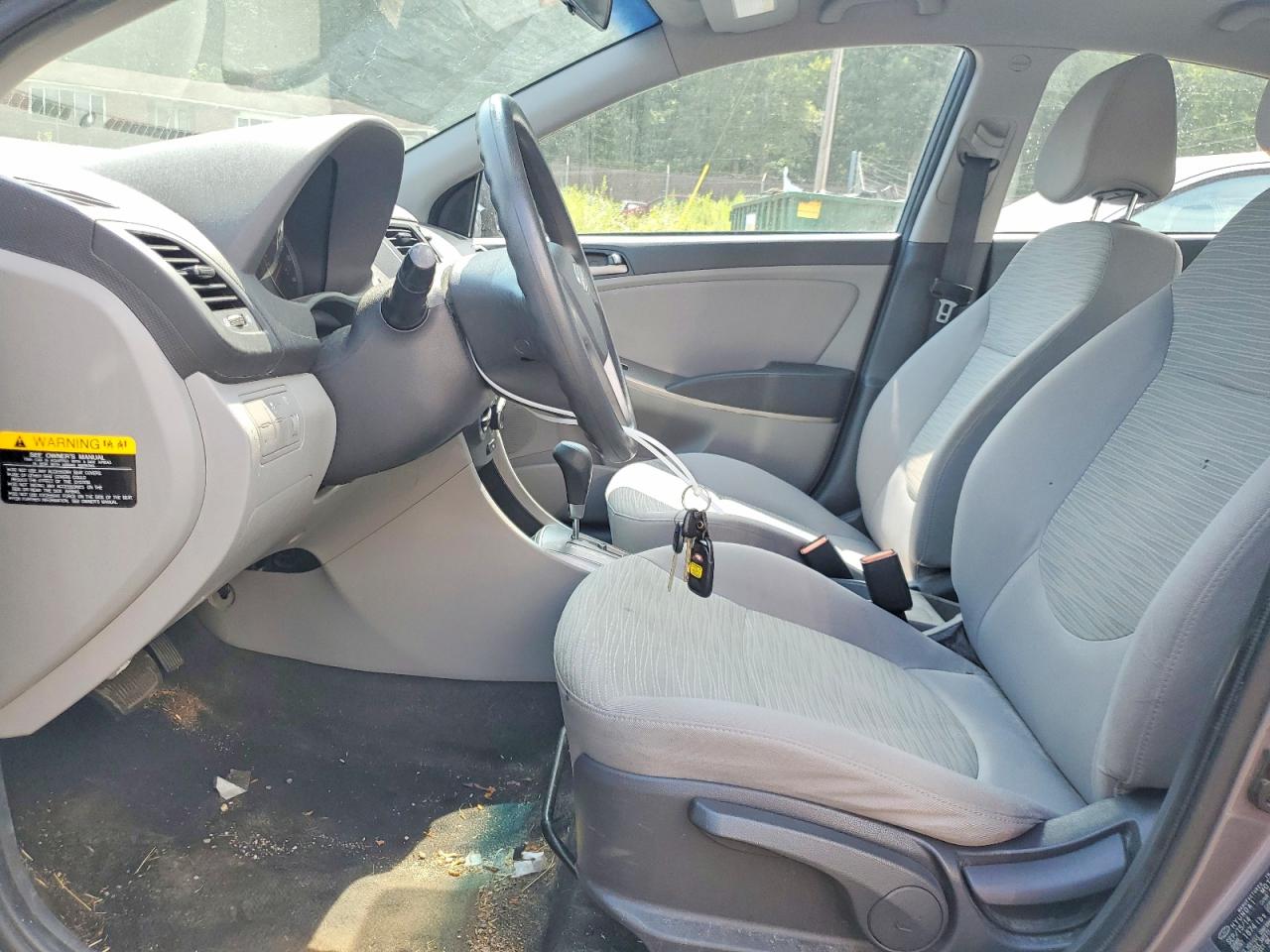 2015 Hyundai Accent Gls Gray vin: KMHCT4AE8FU792403