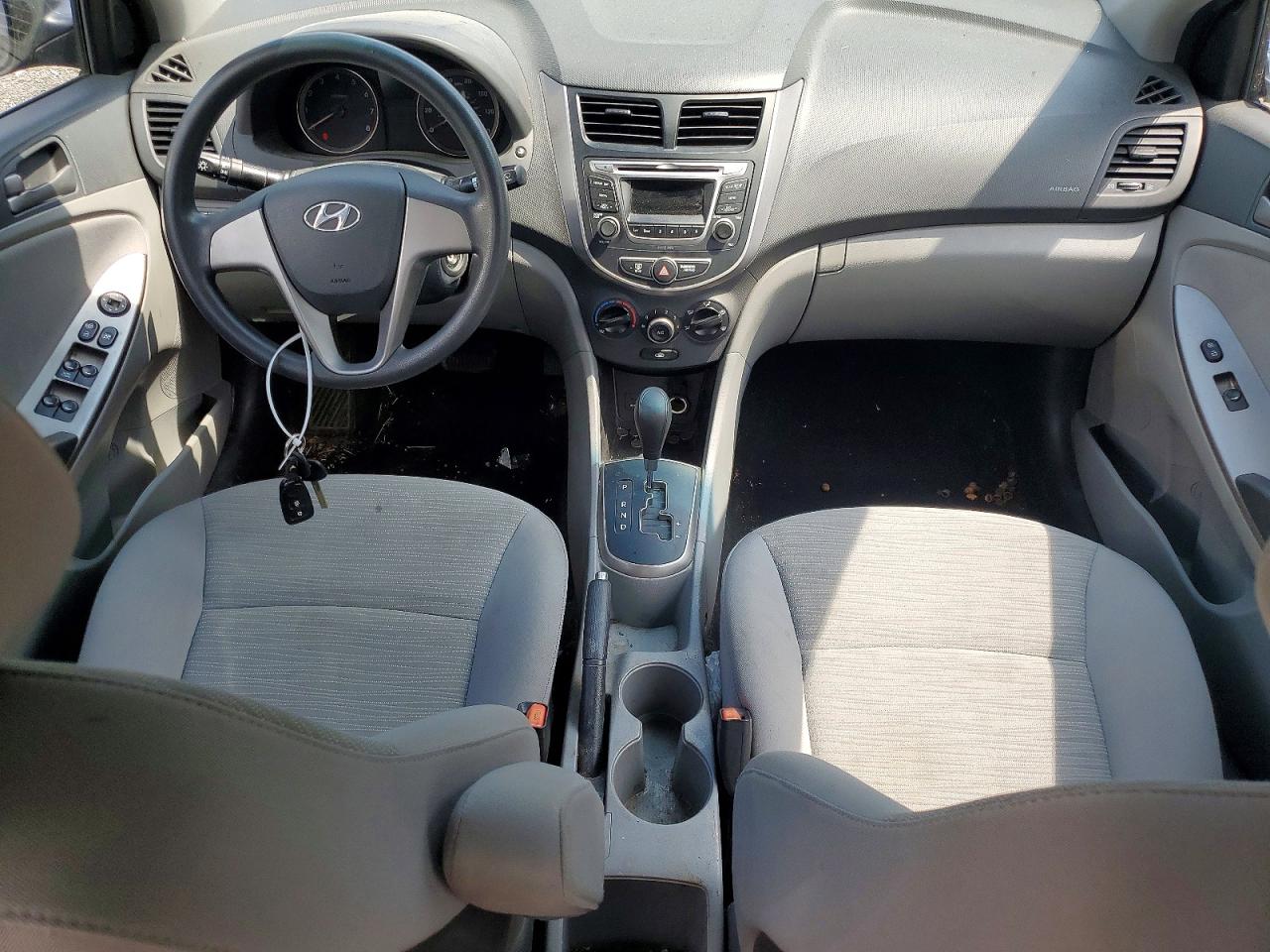 2015 Hyundai Accent Gls Gray vin: KMHCT4AE8FU792403
