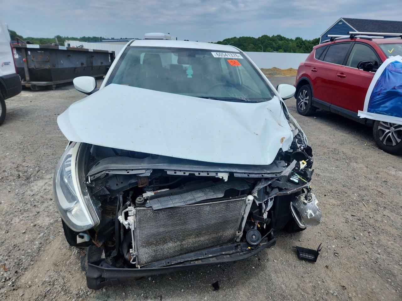 2015 Hyundai Accent Gls White vin: KMHCT4AE8FU797536