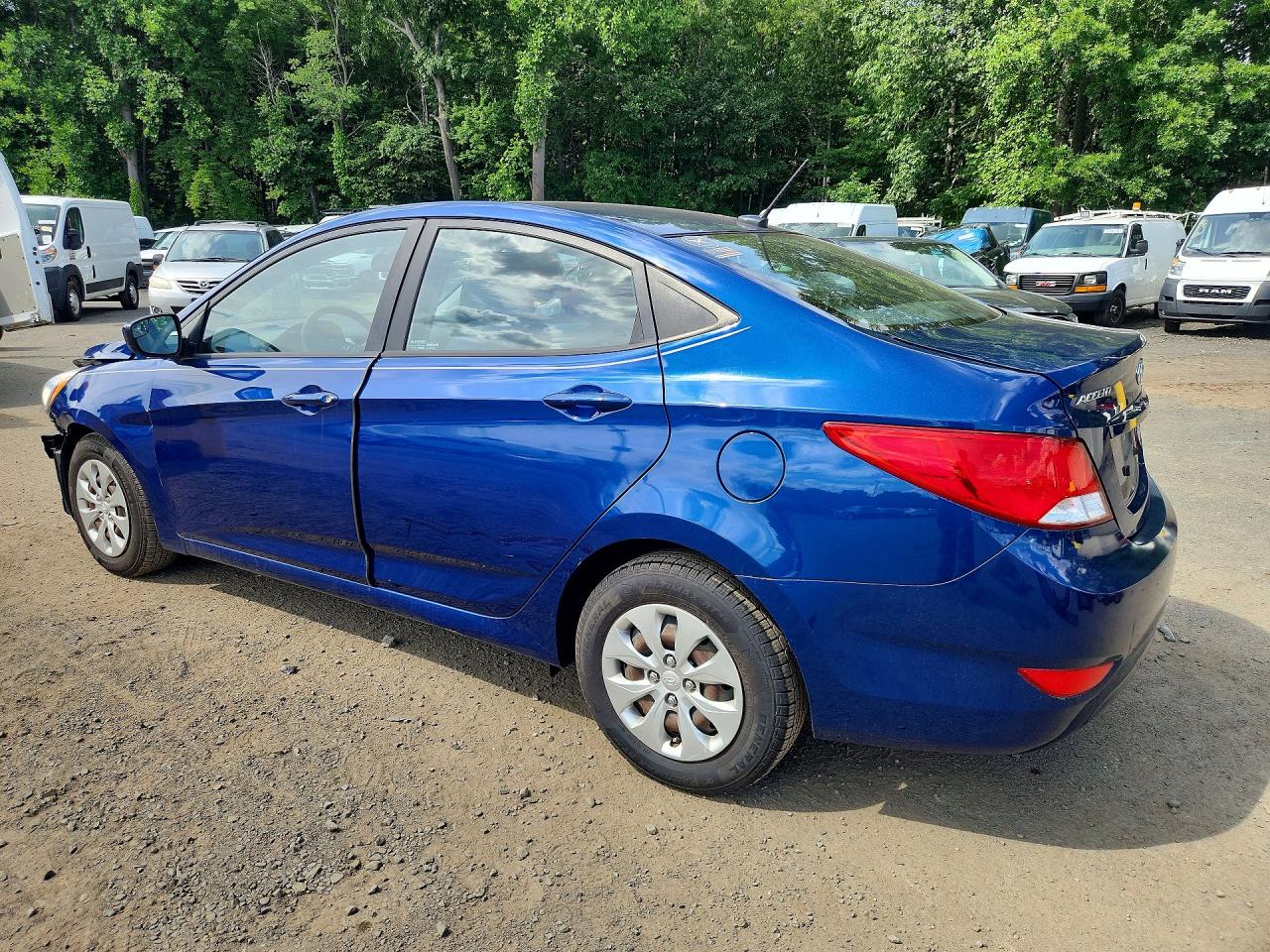 2015 Hyundai Accent Gls Blue vin: KMHCT4AE8FU850364