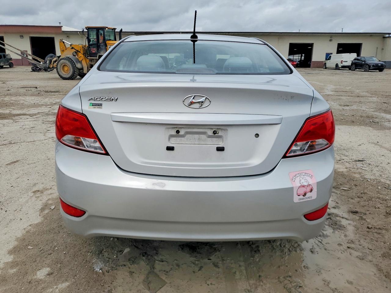 2015 Hyundai Accent Gls Silver vin: KMHCT4AE8FU873059