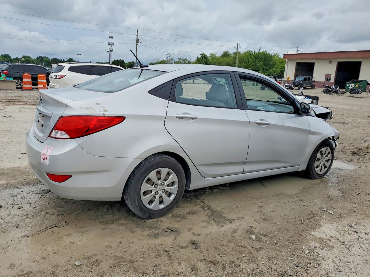 2015 Hyundai Accent Gls Silver vin: KMHCT4AE8FU873059