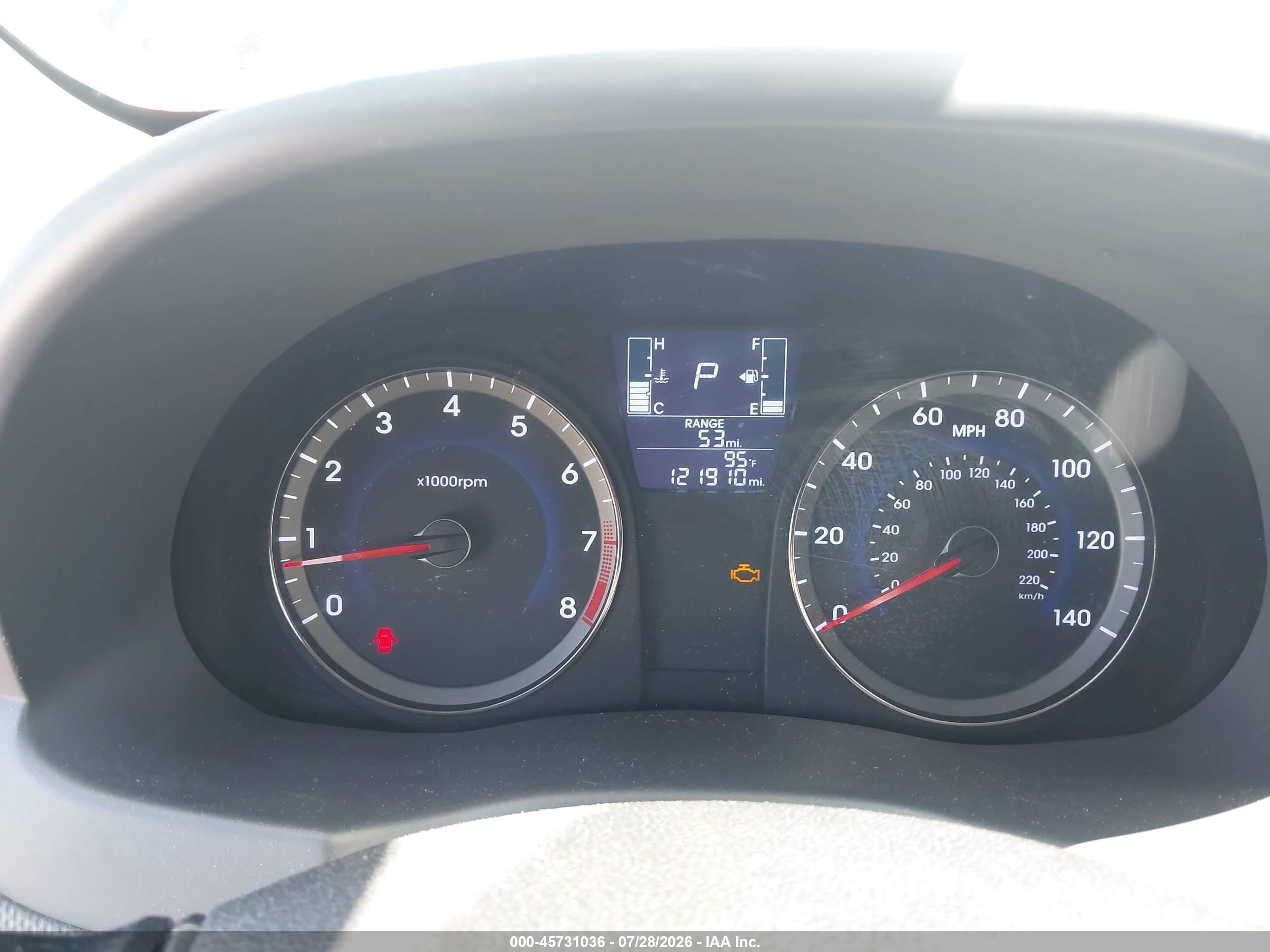 2015 Hyundai Accent Gls Blue vin: KMHCT4AE8FU879122