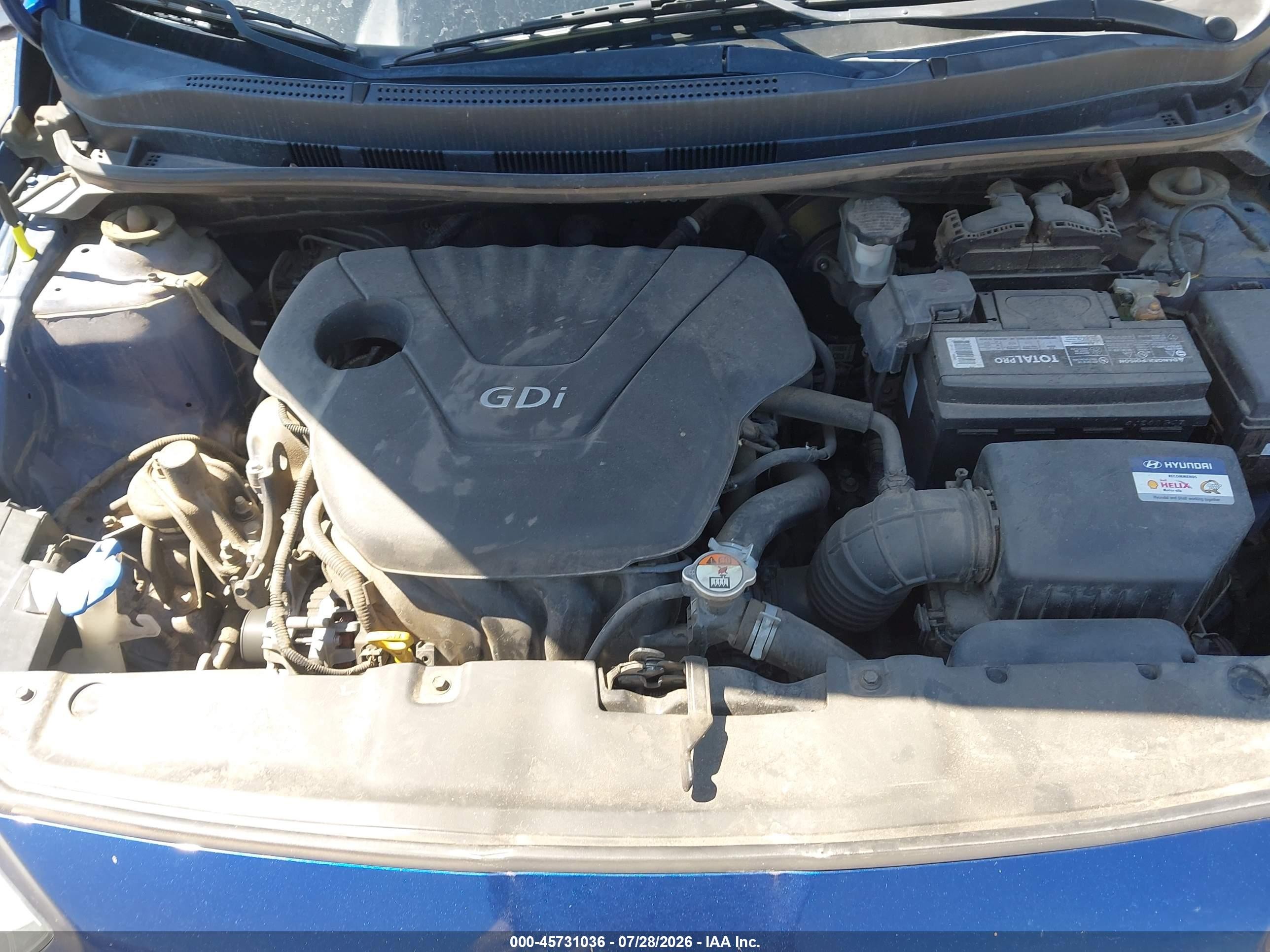 2015 Hyundai Accent Gls Blue vin: KMHCT4AE8FU879122
