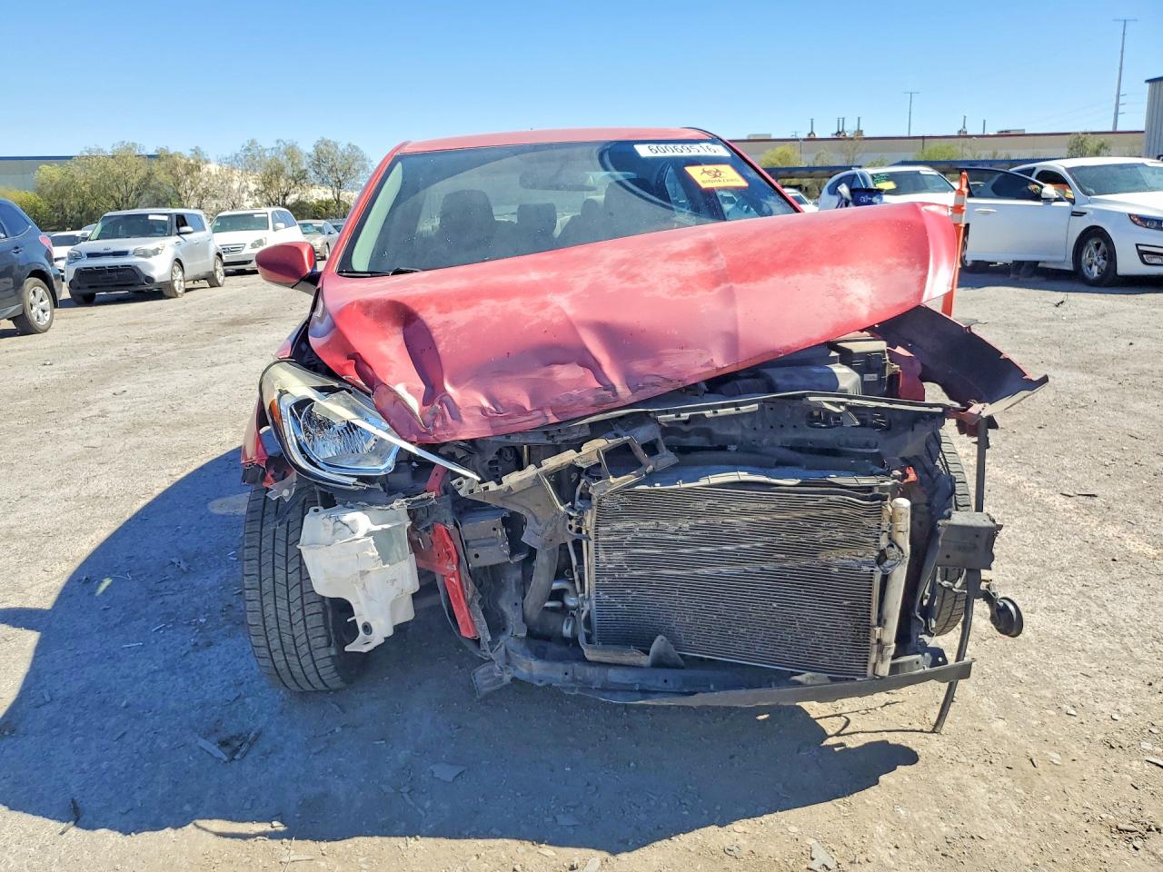 2015 Hyundai Accent Gls Red vin: KMHCT4AE8FU886958