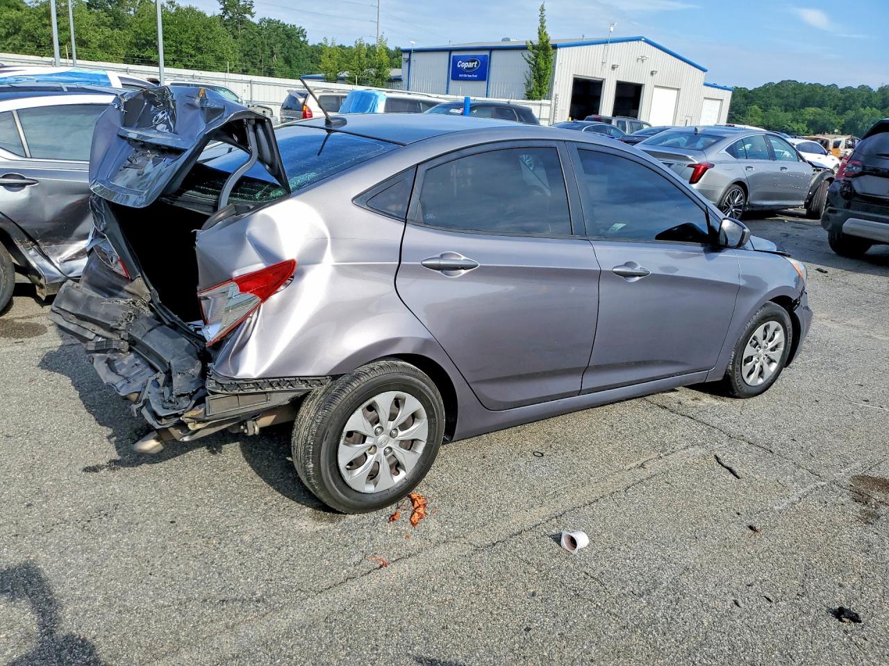 2015 Hyundai Accent Gls Charcoal vin: KMHCT4AE8FU888855