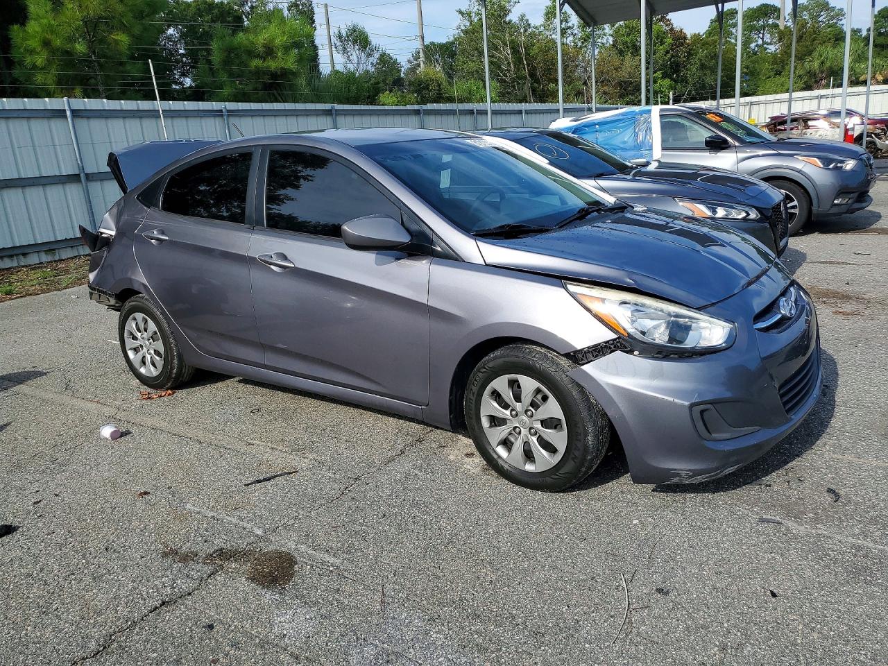 2015 Hyundai Accent Gls Charcoal vin: KMHCT4AE8FU888855