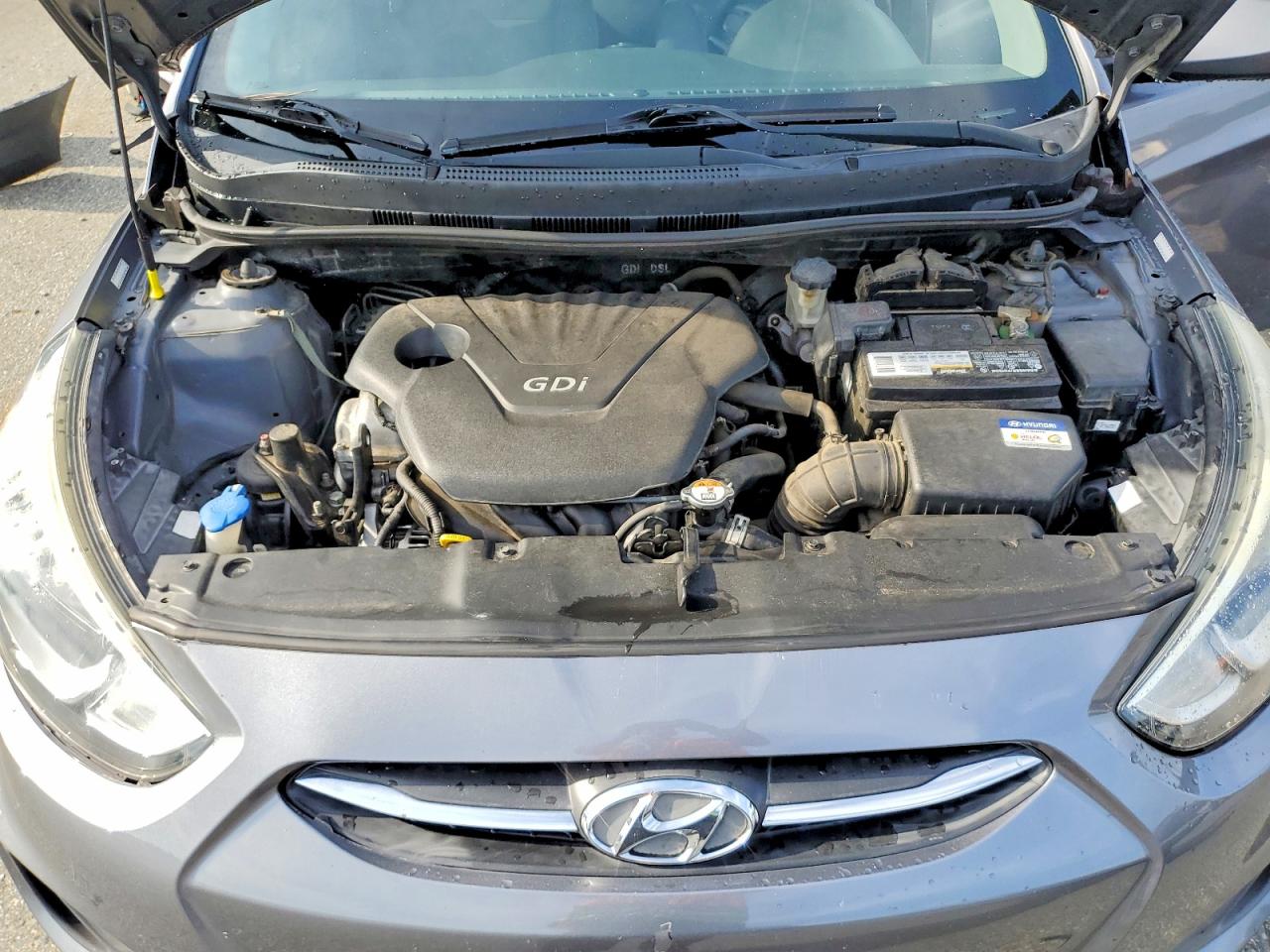 2015 Hyundai Accent Gls Charcoal vin: KMHCT4AE8FU888855