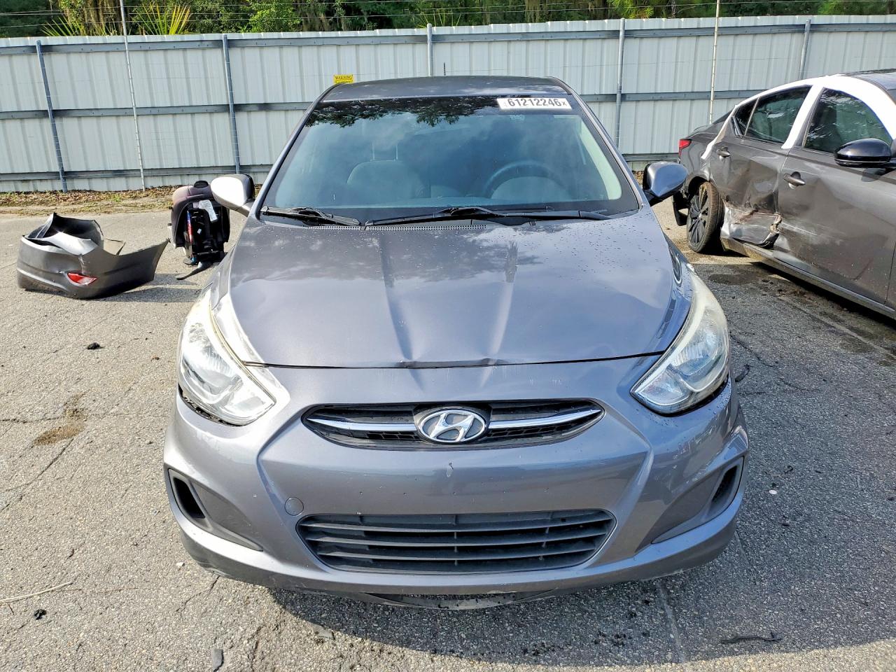2015 Hyundai Accent Gls Charcoal vin: KMHCT4AE8FU888855