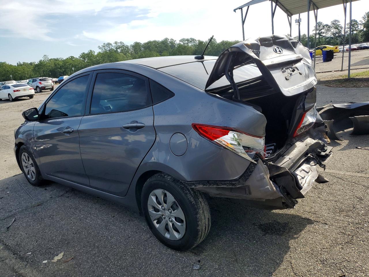 2015 Hyundai Accent Gls Charcoal vin: KMHCT4AE8FU888855