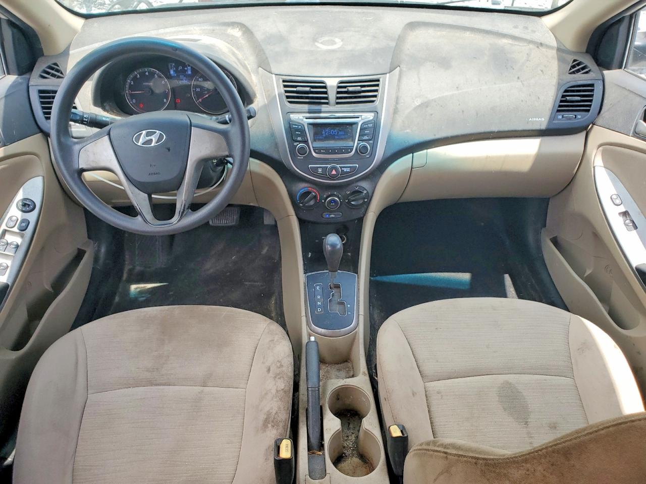 2015 Hyundai Accent Gls Tan vin: KMHCT4AE8FU921837