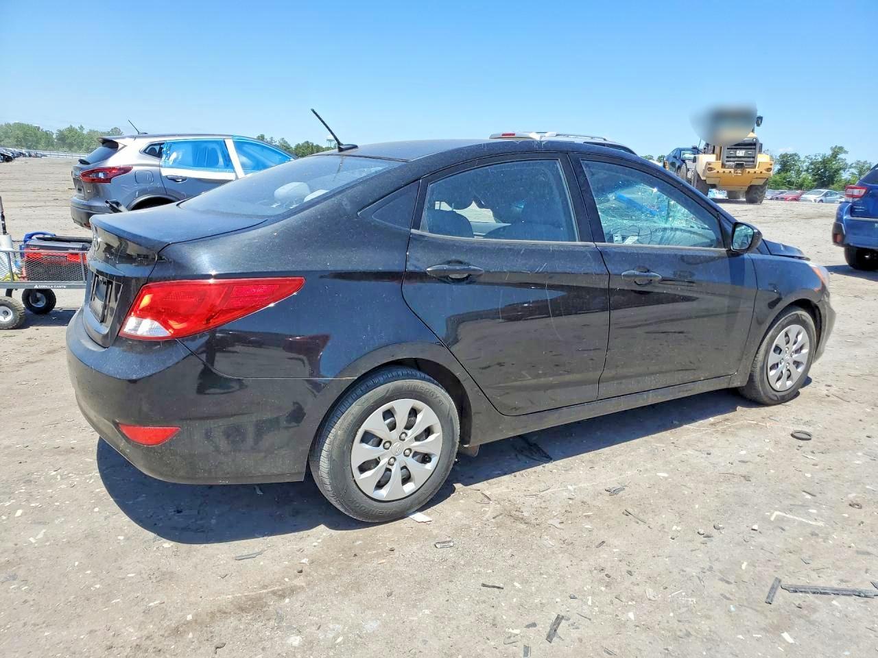 2015 Hyundai Accent Gls Black vin: KMHCT4AE8FU923135